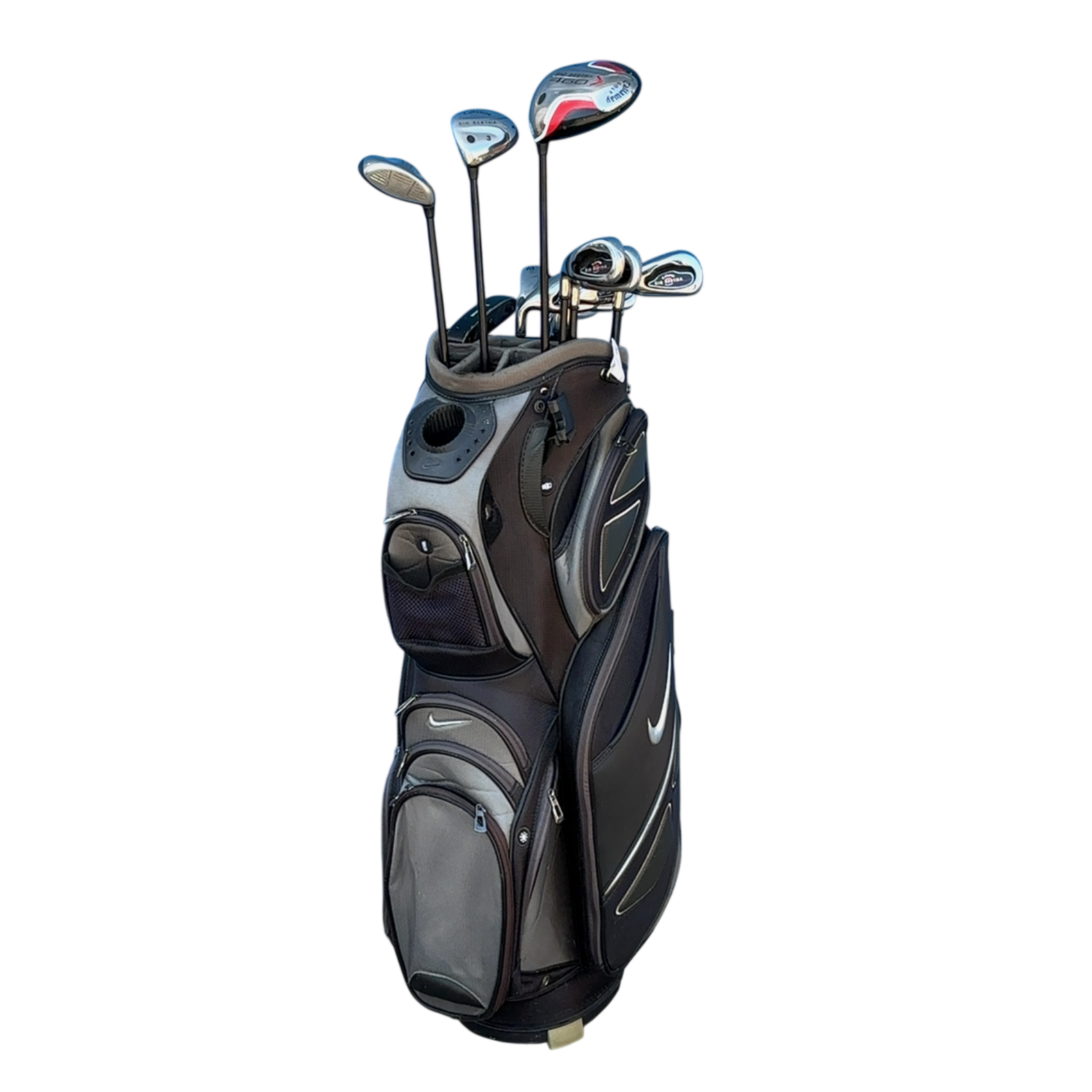Venstre Callaway Big Bertha 2008 Komplet Sæt Med Bag / 4-PW+SW+LW / Flex Regular / Grafit