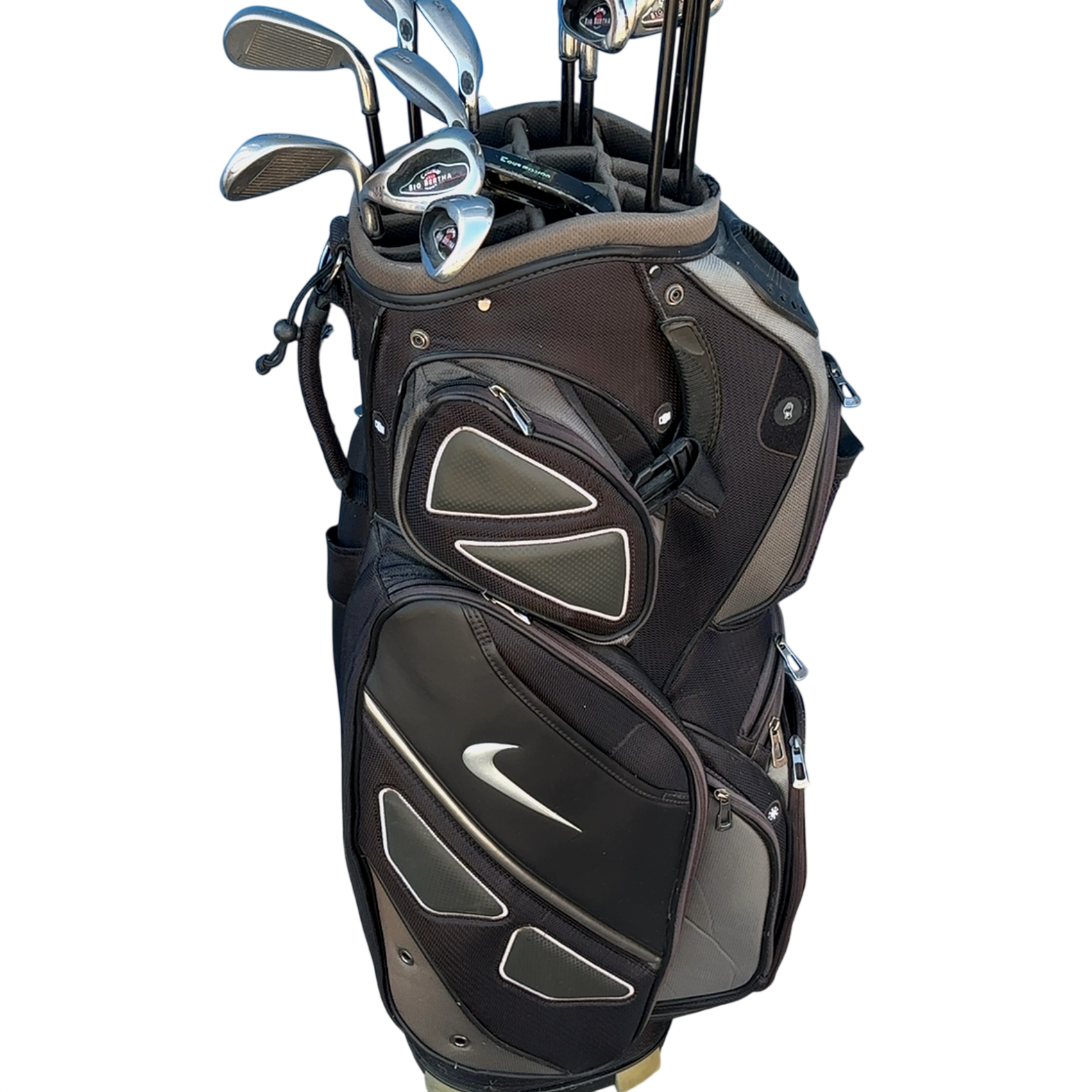 Venstre Callaway Big Bertha 2008 Komplet Sæt Med Bag / 4-PW+SW+LW / Flex Regular / Grafit