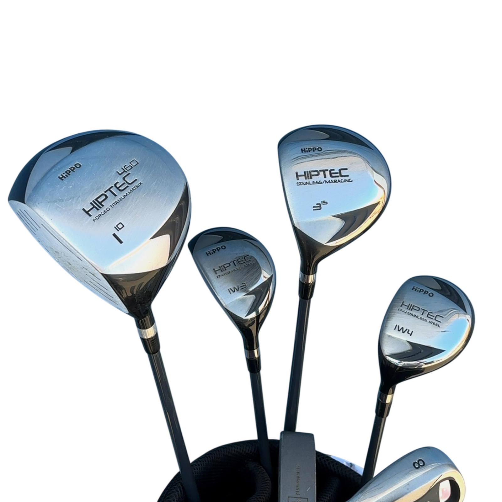 Venstre Hip Tec Hippo Komplet Sæt Med Bag / 5-PW+SW / Flex Regular / Grafit