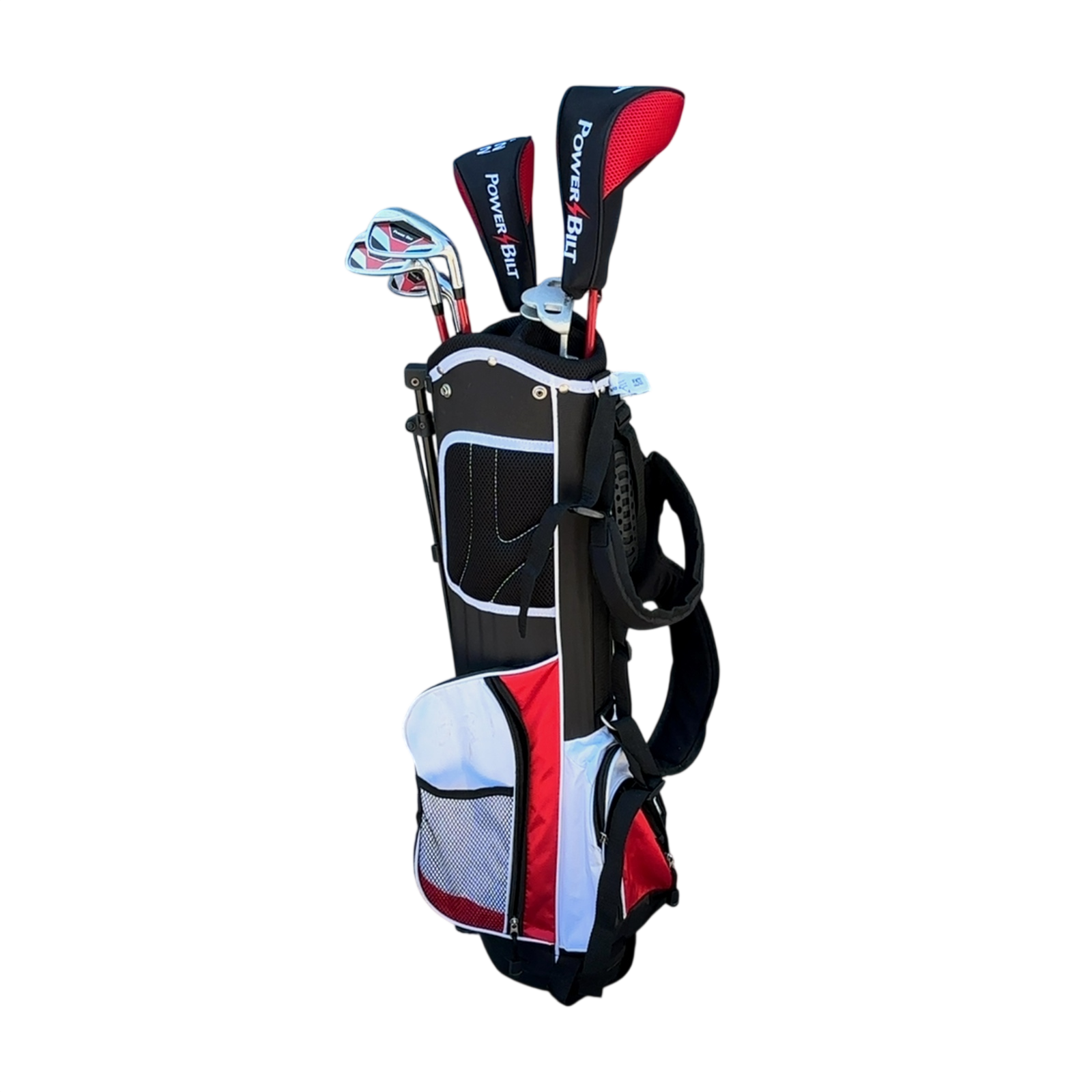 Power Bilt Stainless Komplet Sæt Med Bag / 7-PW / Flex Junior  / Grafit