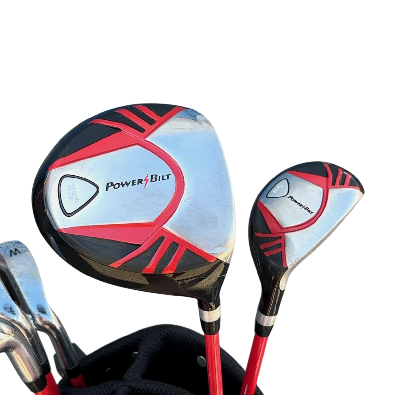 Power Bilt Stainless Komplet Sæt Med Bag / 7-PW / Flex Junior  / Grafit