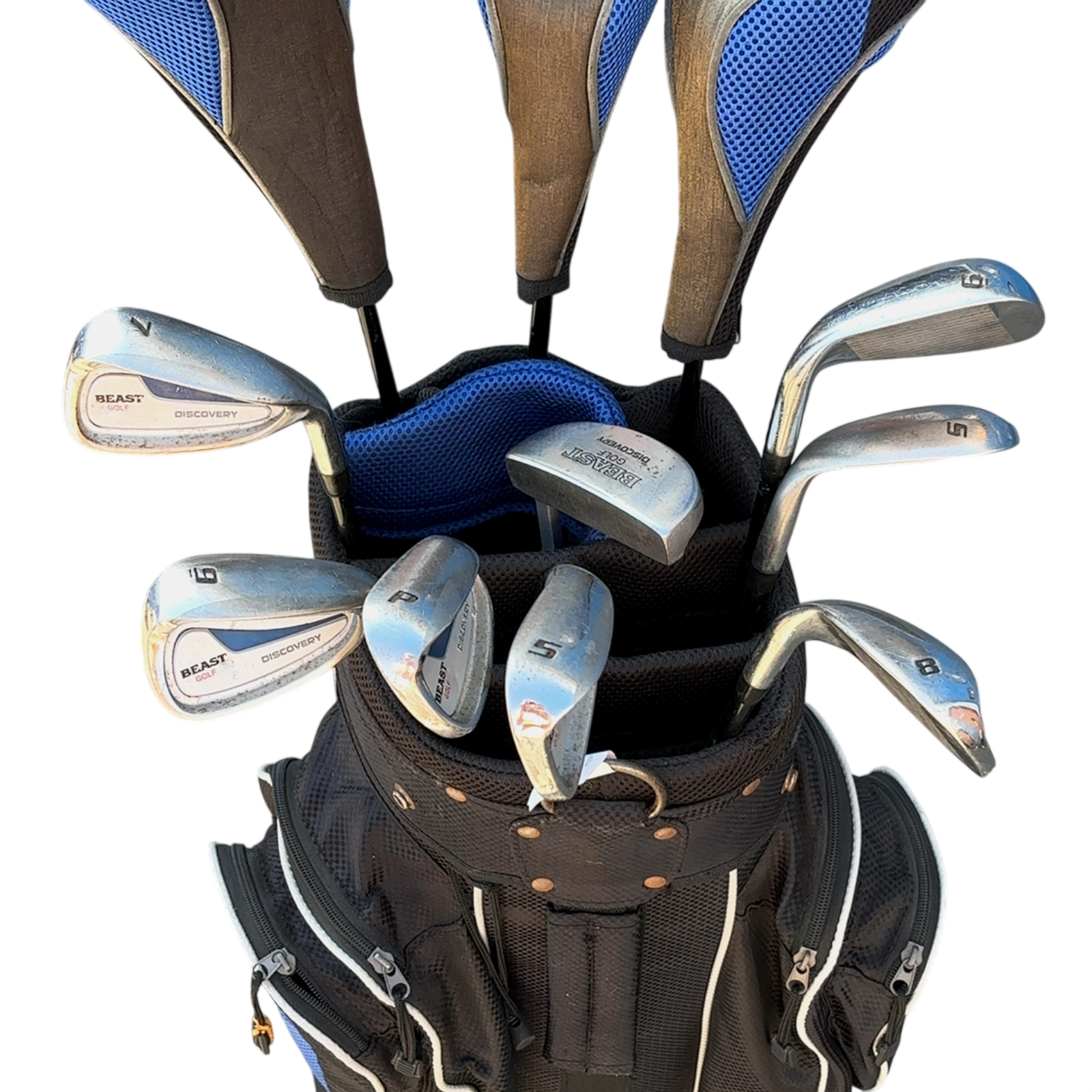 Beast Discovery Komplet Sæt Med Bag / 5-PW+SW / Flex Regular / Grafit