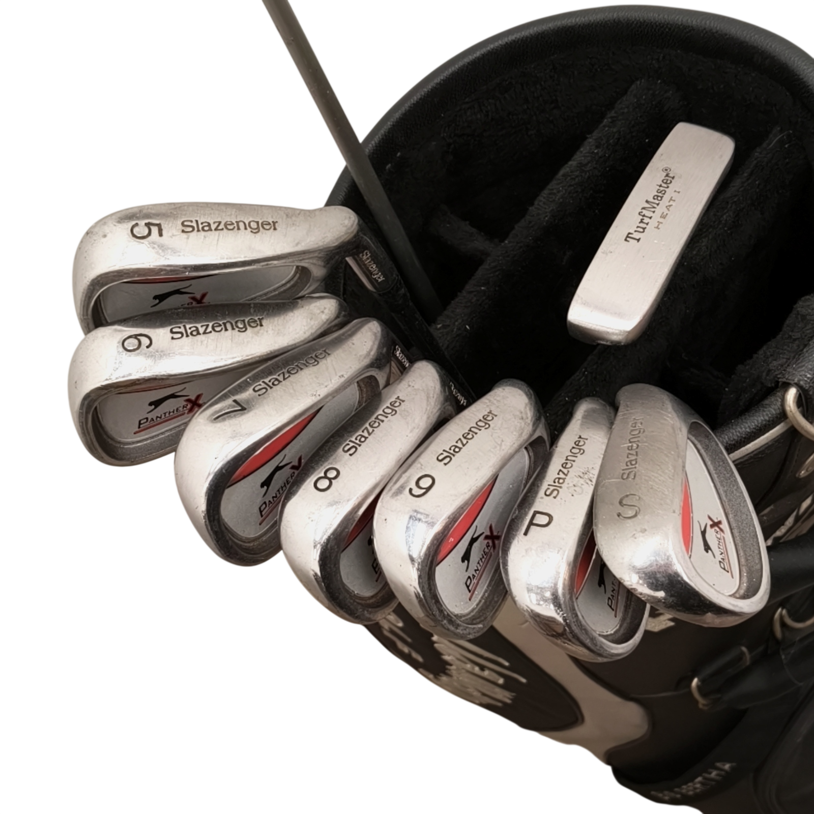 Slazenger Panther X Komplet Sæt Uden Bag / 5-PW+SW / Flex Regular / Stål [bg:photoroom-fallback]