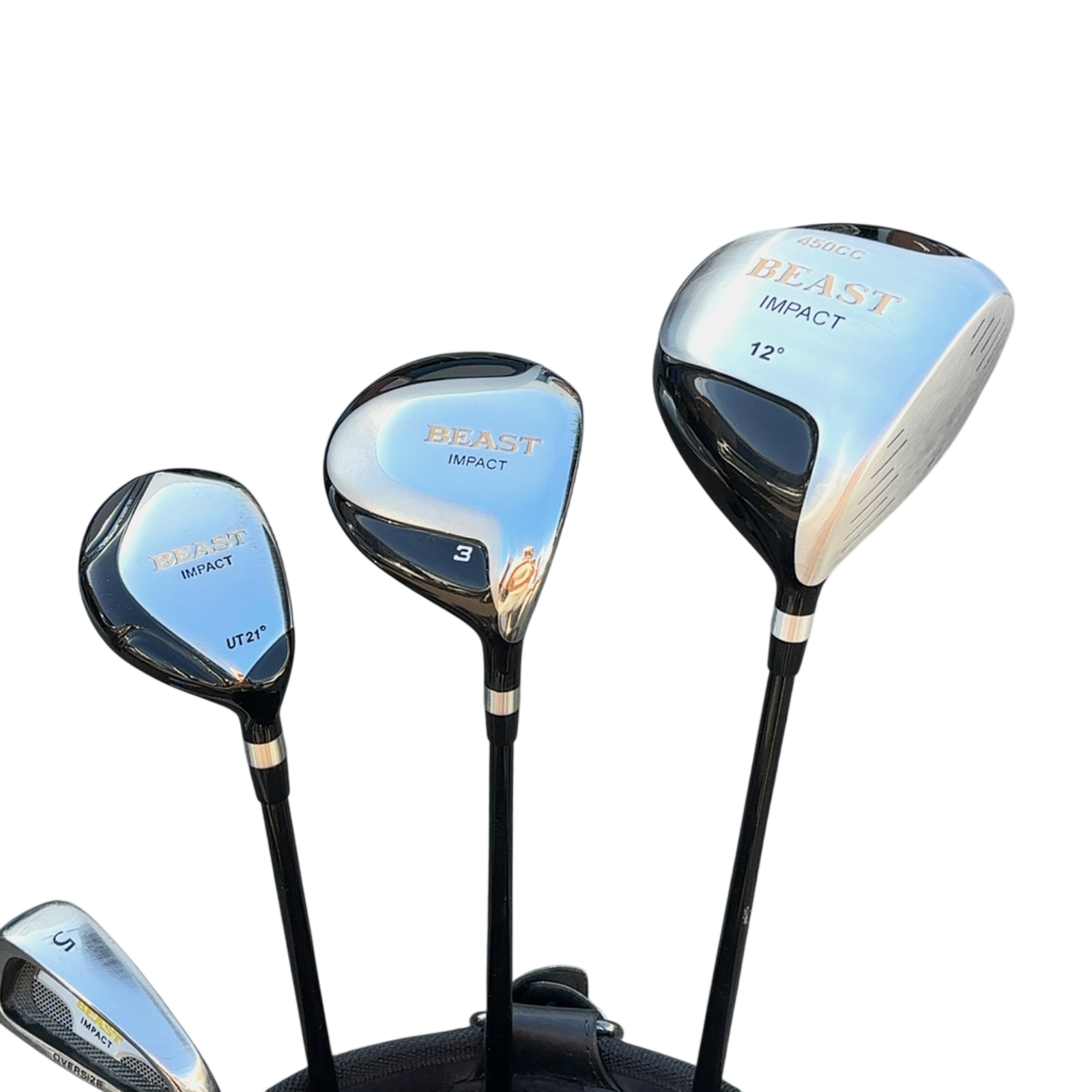 Beast Impact Komplet Sæt Uden Bag / 5-PW / Flex Regular / Grafit