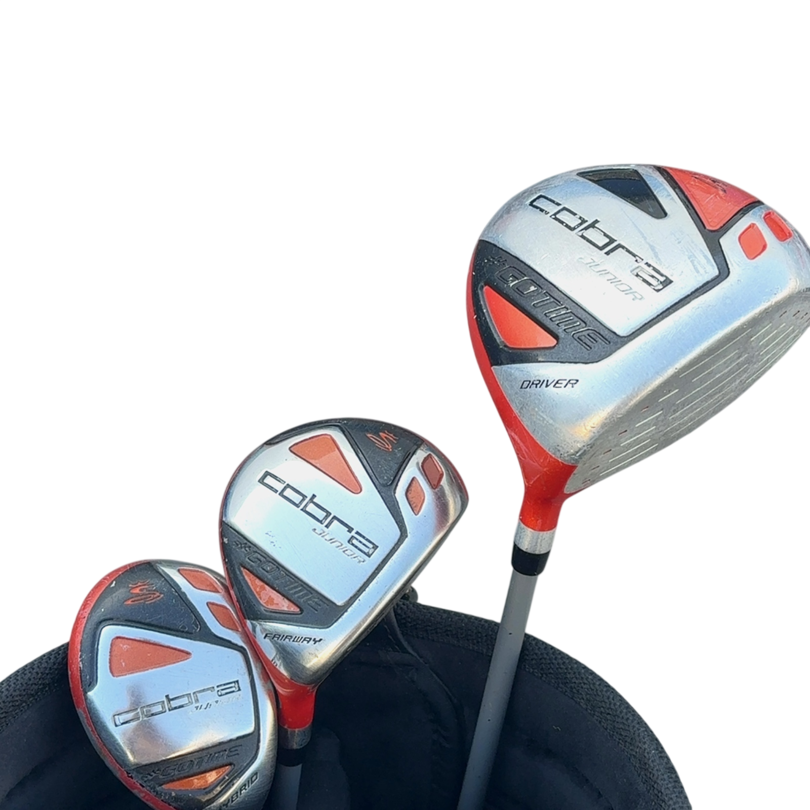 Cobra Stainless Komplet Sæt Uden Bag / 9-SW / Flex Junior  / Grafit