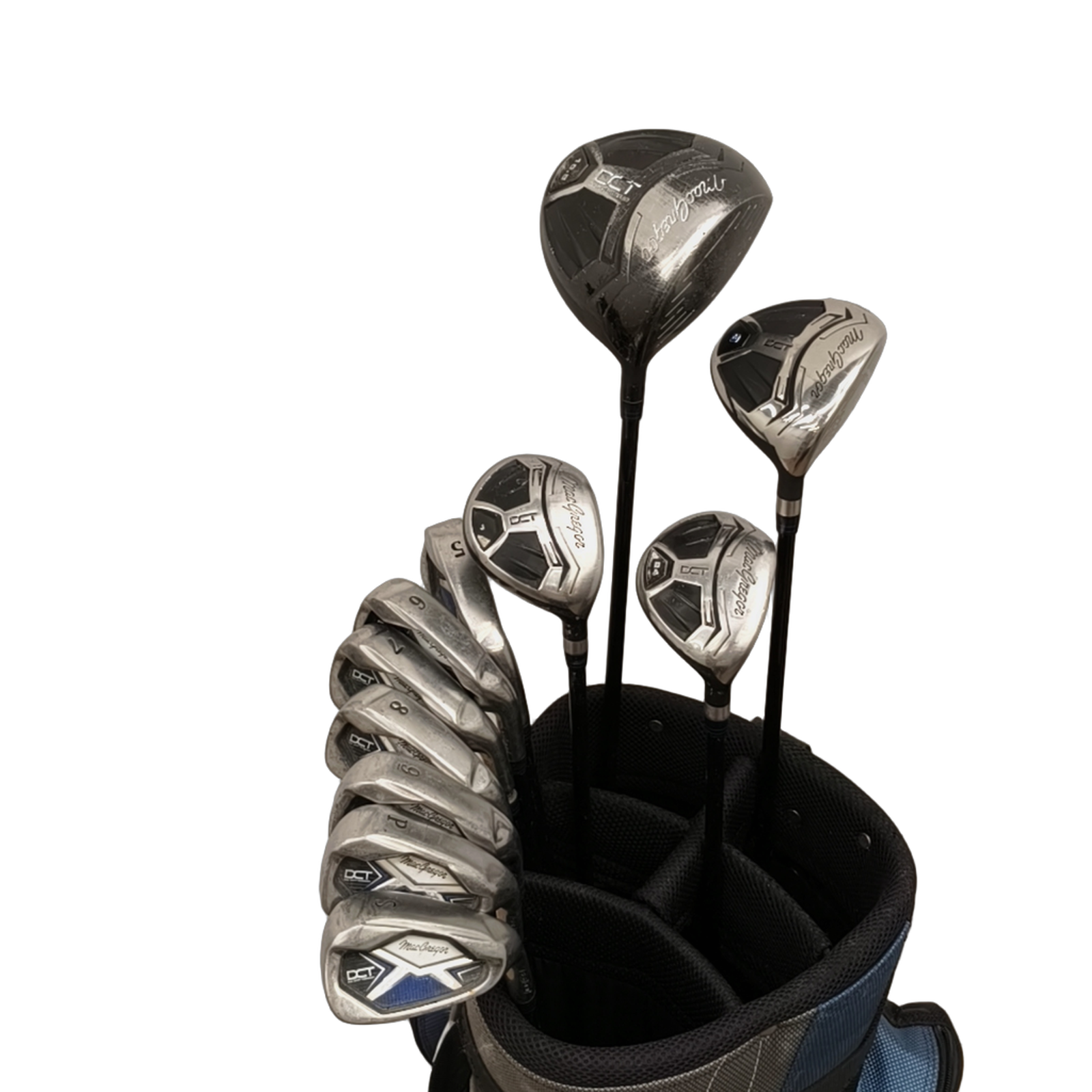 MacGregor DCT  Komplet Sæt Uden Bag / 5-PW+SW / Flex Regular / Grafit [model:birefnet-general] [bg:handrolled]