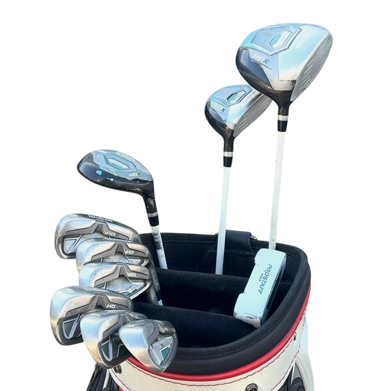 Wilson Prostaff HDX Komplet Sæt Uden Bag / 6-PW+SW / Flex Ladies / Grafit