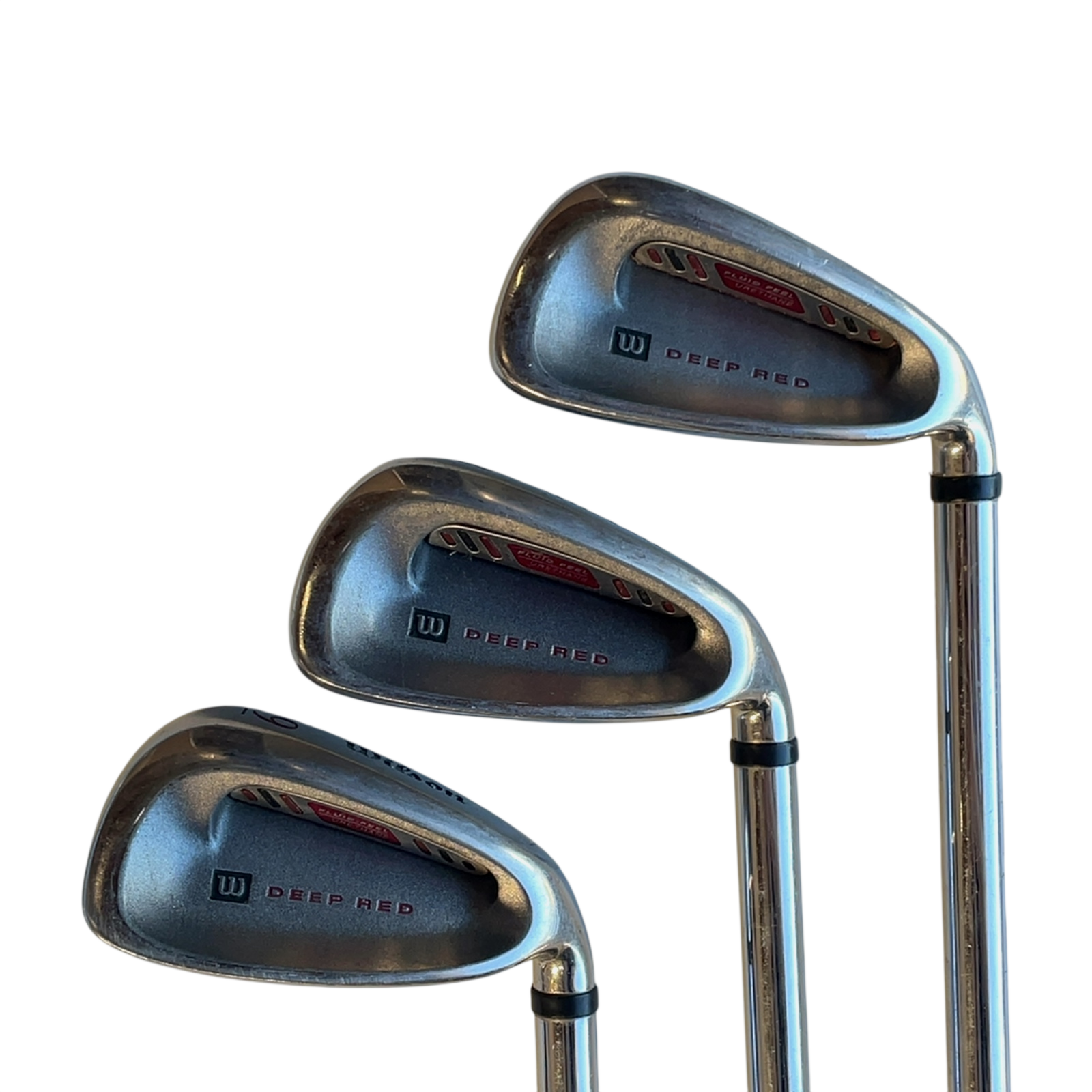 Wilson Deep Red Jernsæt / 3-PW+SW+LW / Flex Regular / Stål