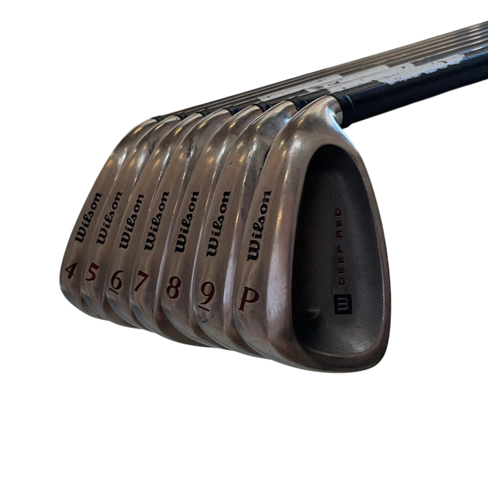 Wilson Deep Red Jernsæt / 4-PW / Flex Regular / Grafit