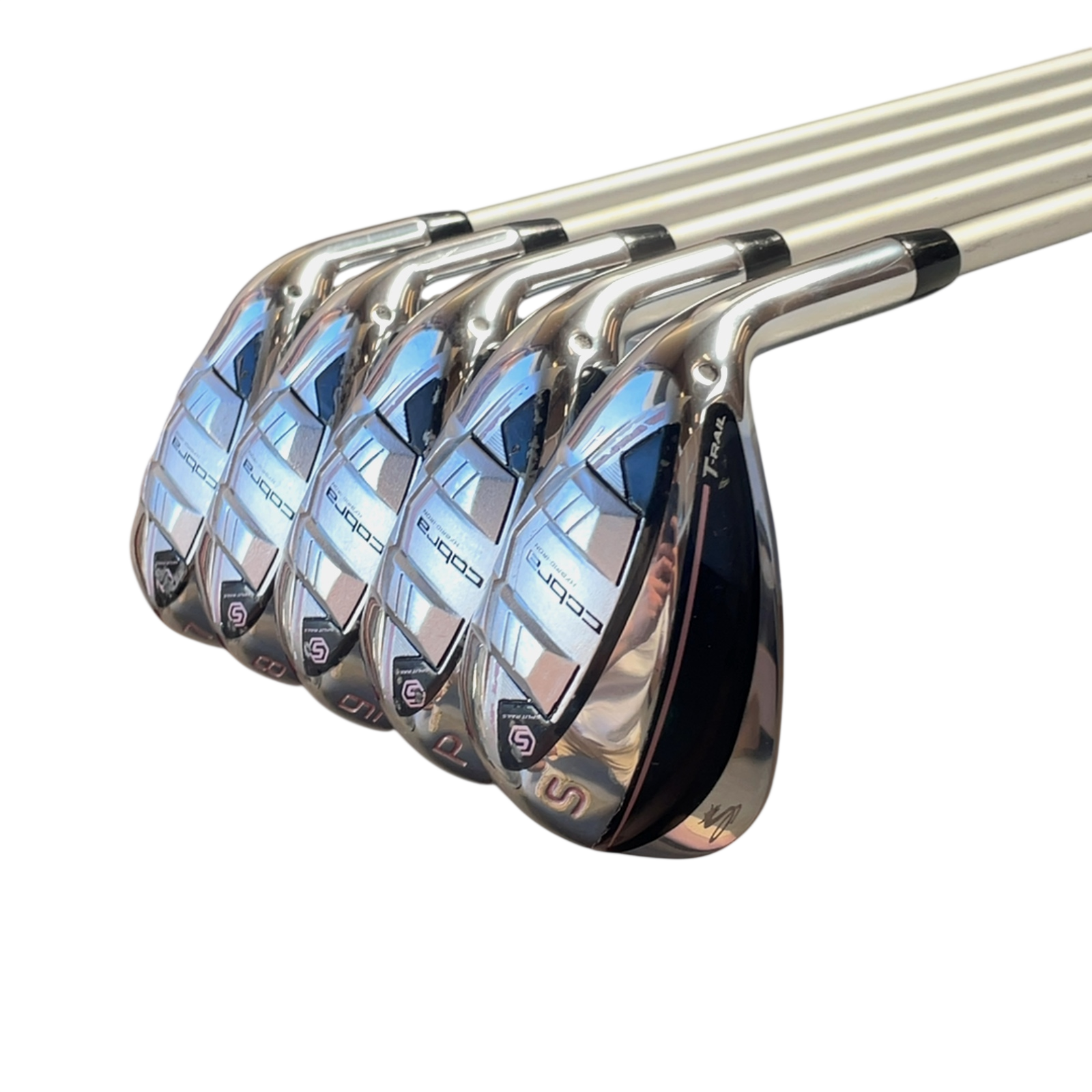 Cobra T-rail Jernsæt / 7-PW+SW / Flex Ladies / Grafit