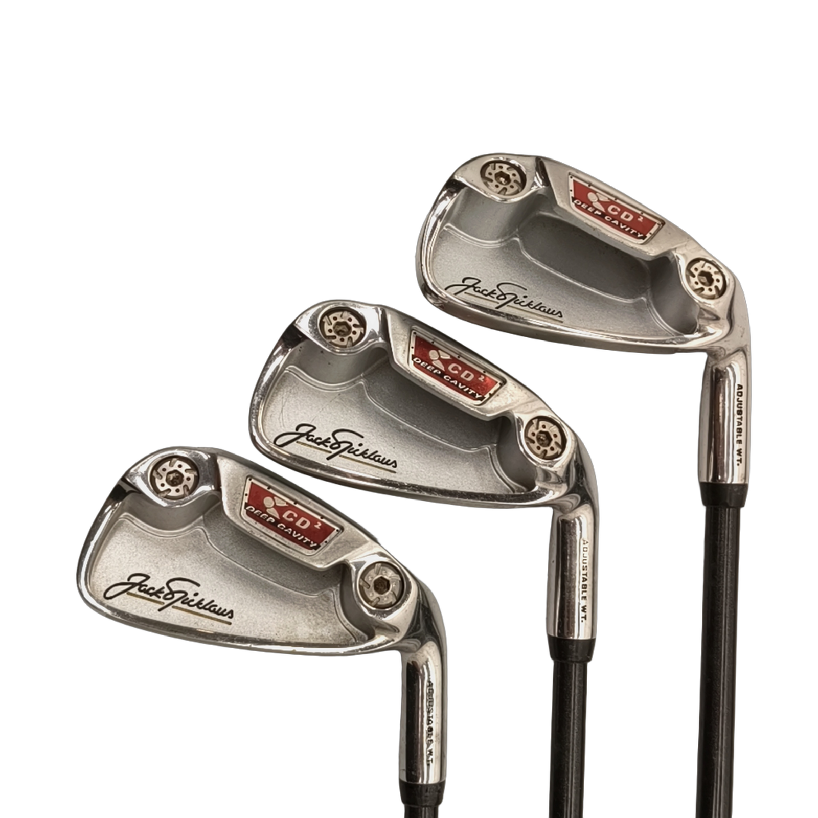 Jack Nicklaus CD 2 Jernsæt / 5-PW+SW / Flex Uniflex / Grafit [model:birefnet-general] [bg:handrolled]