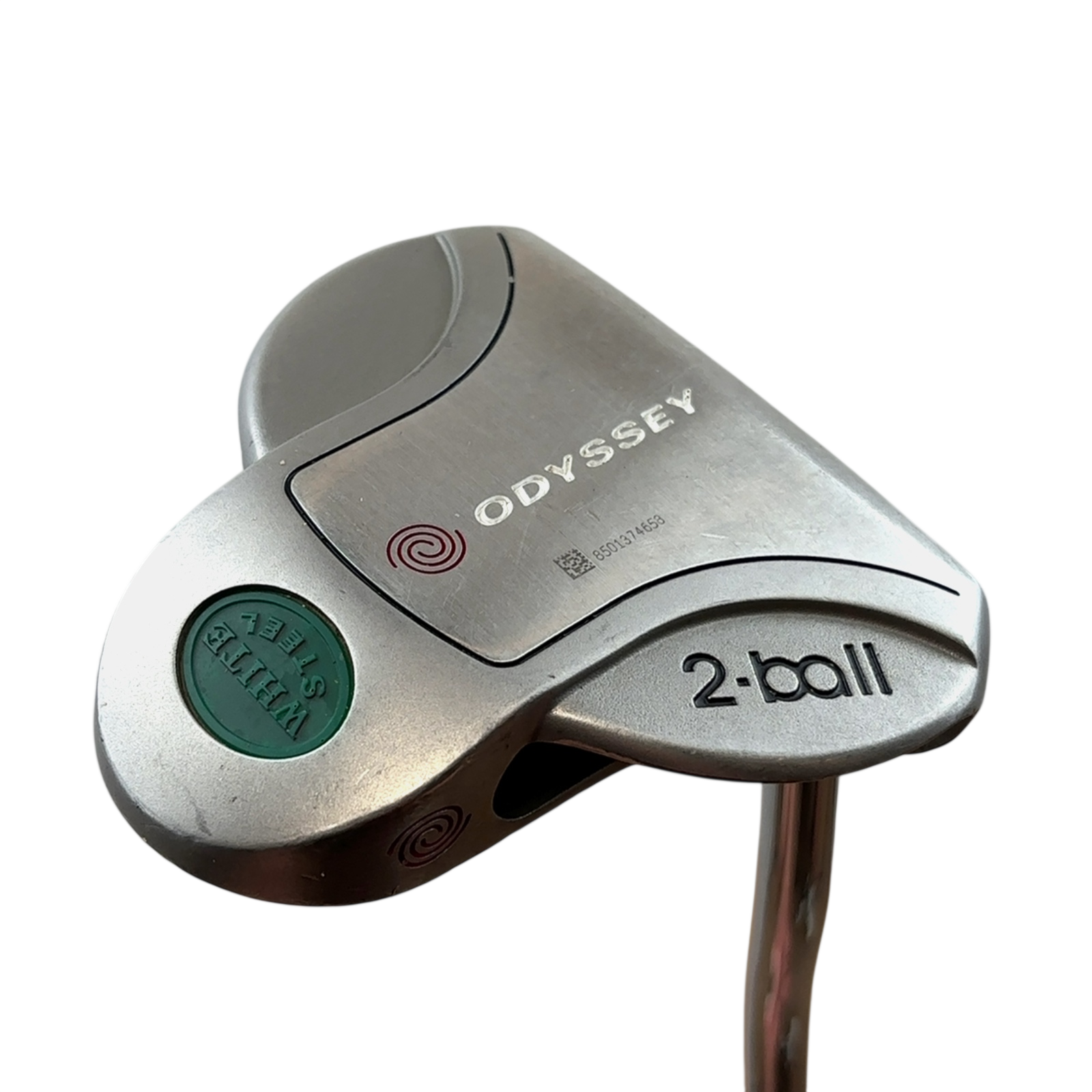 Odyssey 2-ball White Steel Putter / 35"