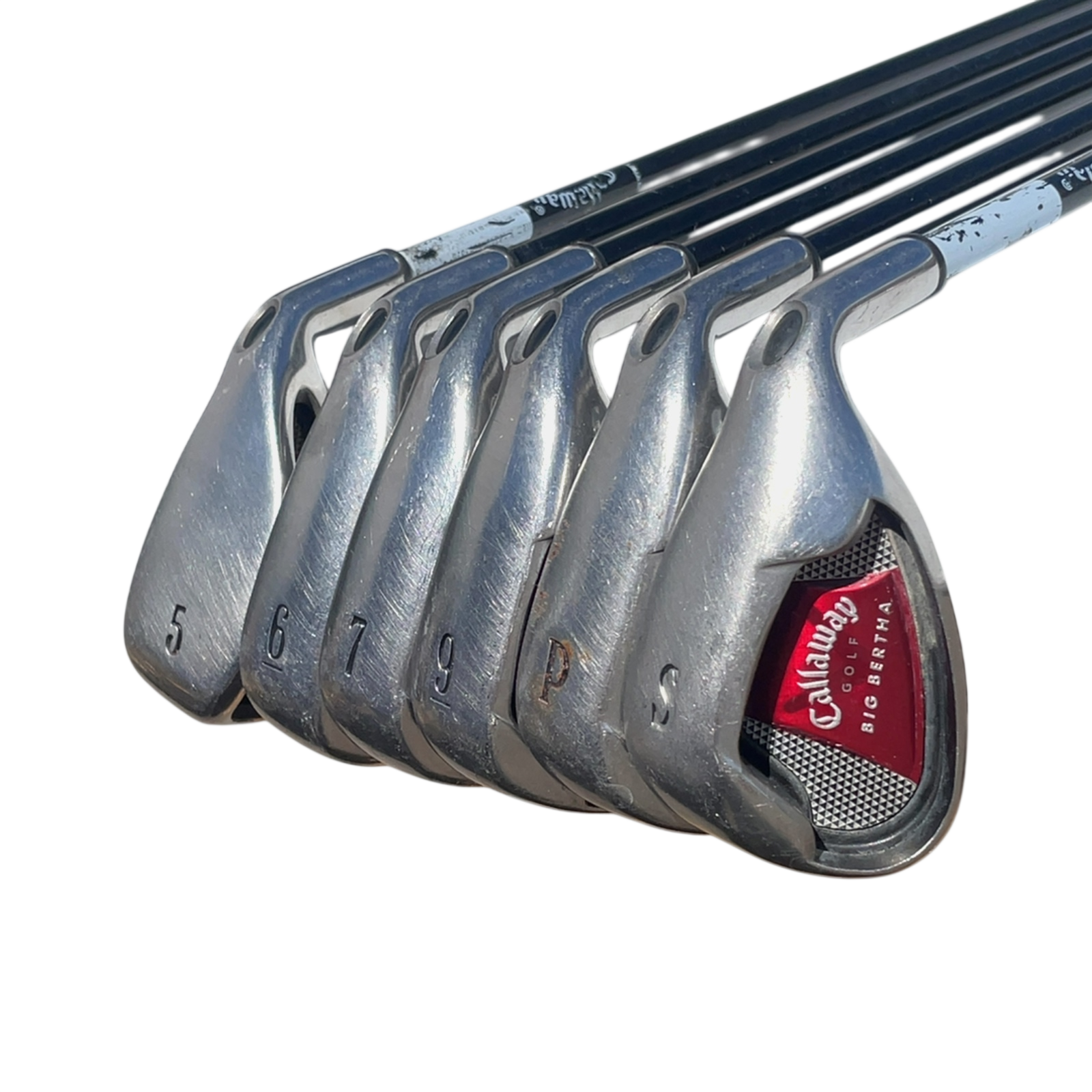Callaway Big Bertha 2006 Jernsæt / 5-7i+9i+PW+SW / Flex A-flex / Grafit