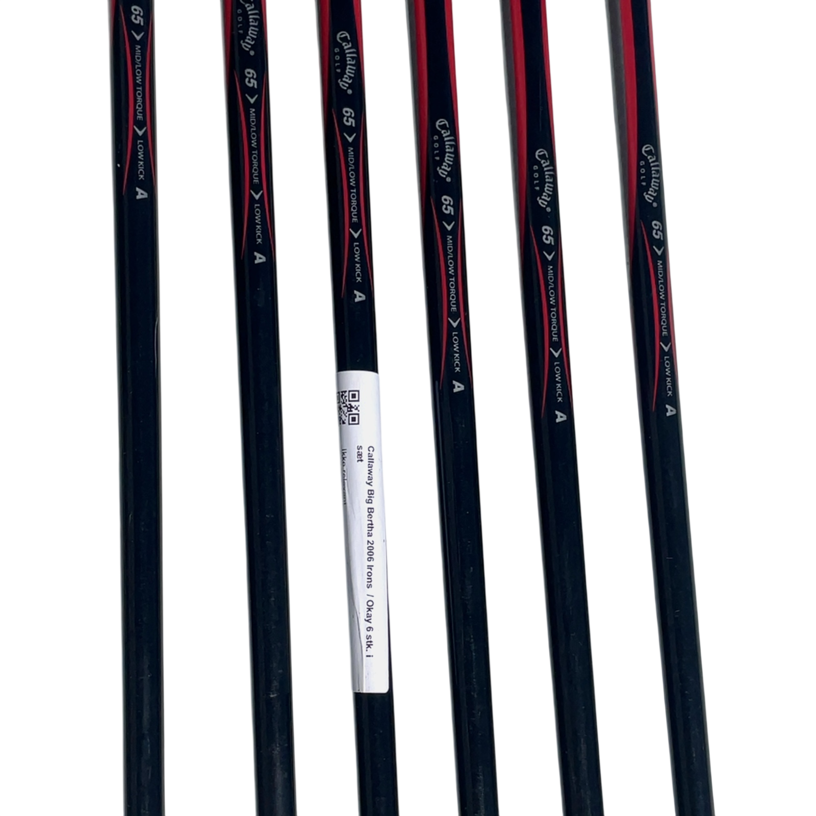 Callaway Big Bertha 2006 Jernsæt / 5-7i+9i+PW+SW / Flex A-flex / Grafit