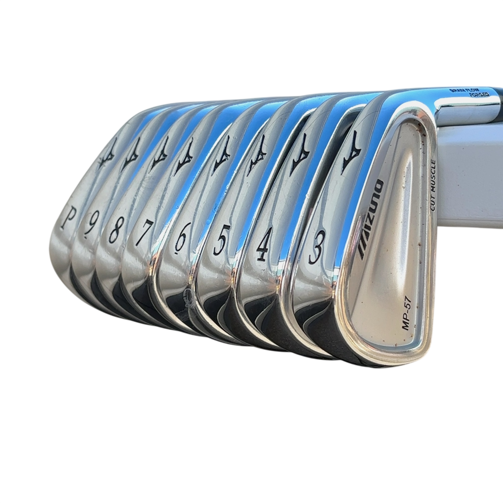 Mizuno MP-57 Iron Set / 3-PW / Flex Stiff / Steel
