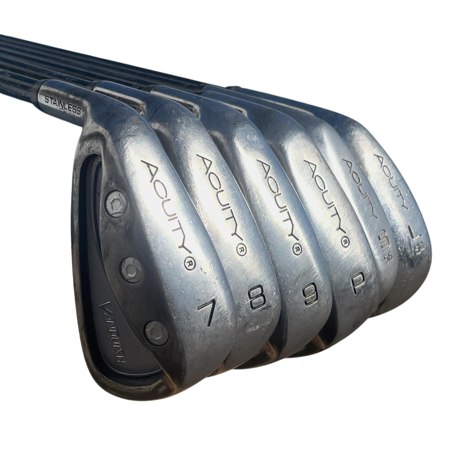 Venstre Acuity Vanquish Jernsæt / 7-PW+SW+LW / Flex Regular / Grafit
