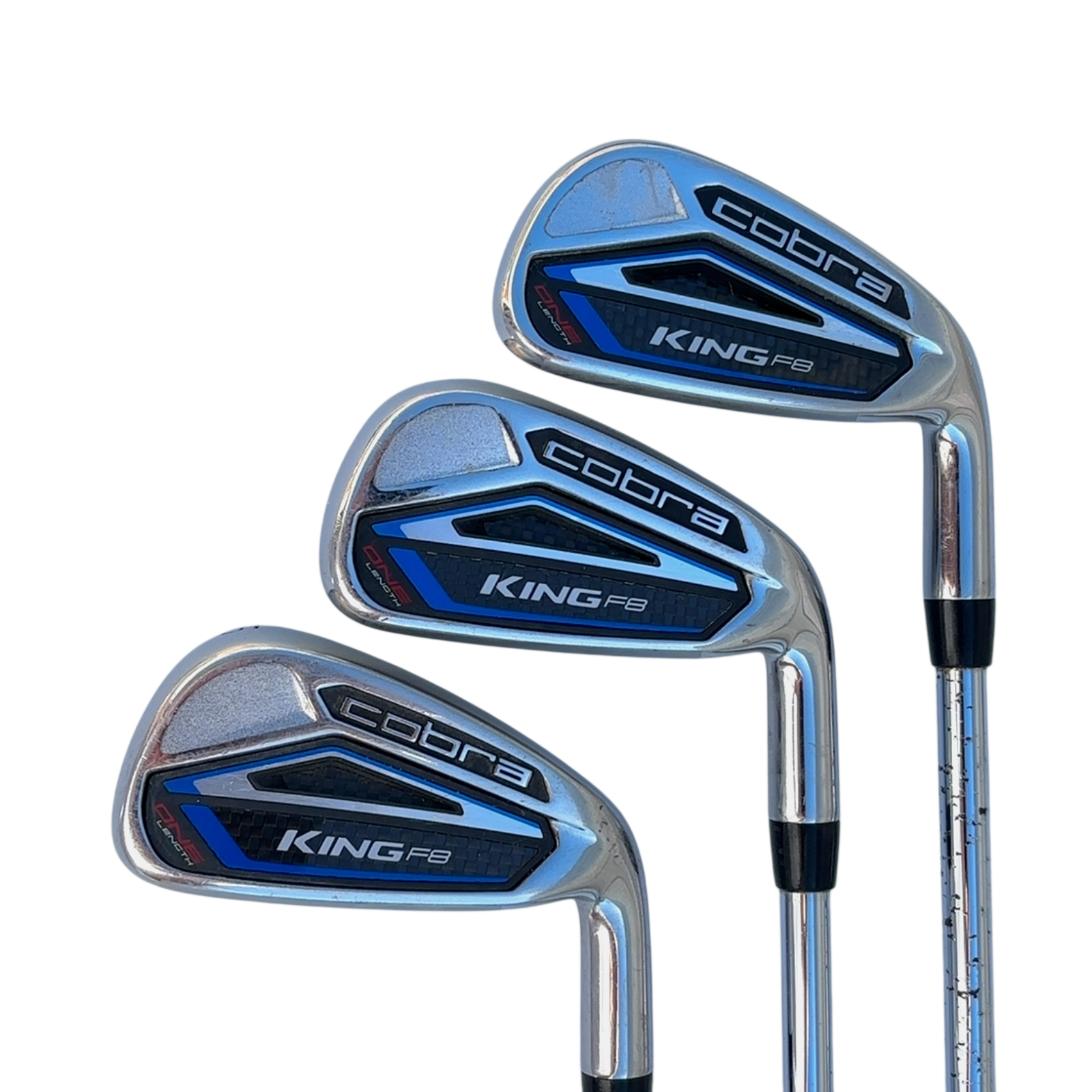 Cobra King F8 OneLength Jernsæt / 5-PW+GW / Flex Regular / Stål