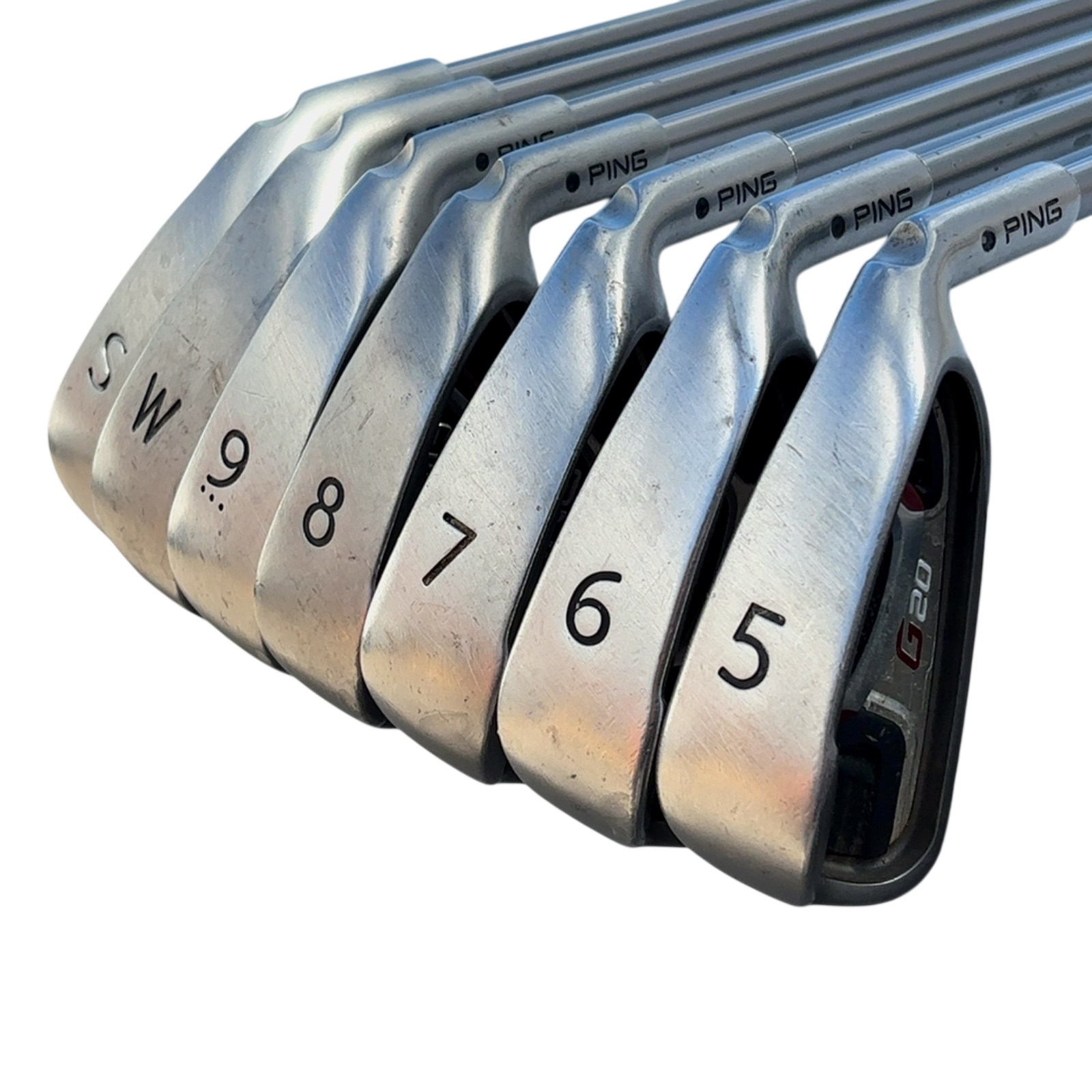 PING G20 Iron Set / 5-PW+SW / Flex Regular / Graphite