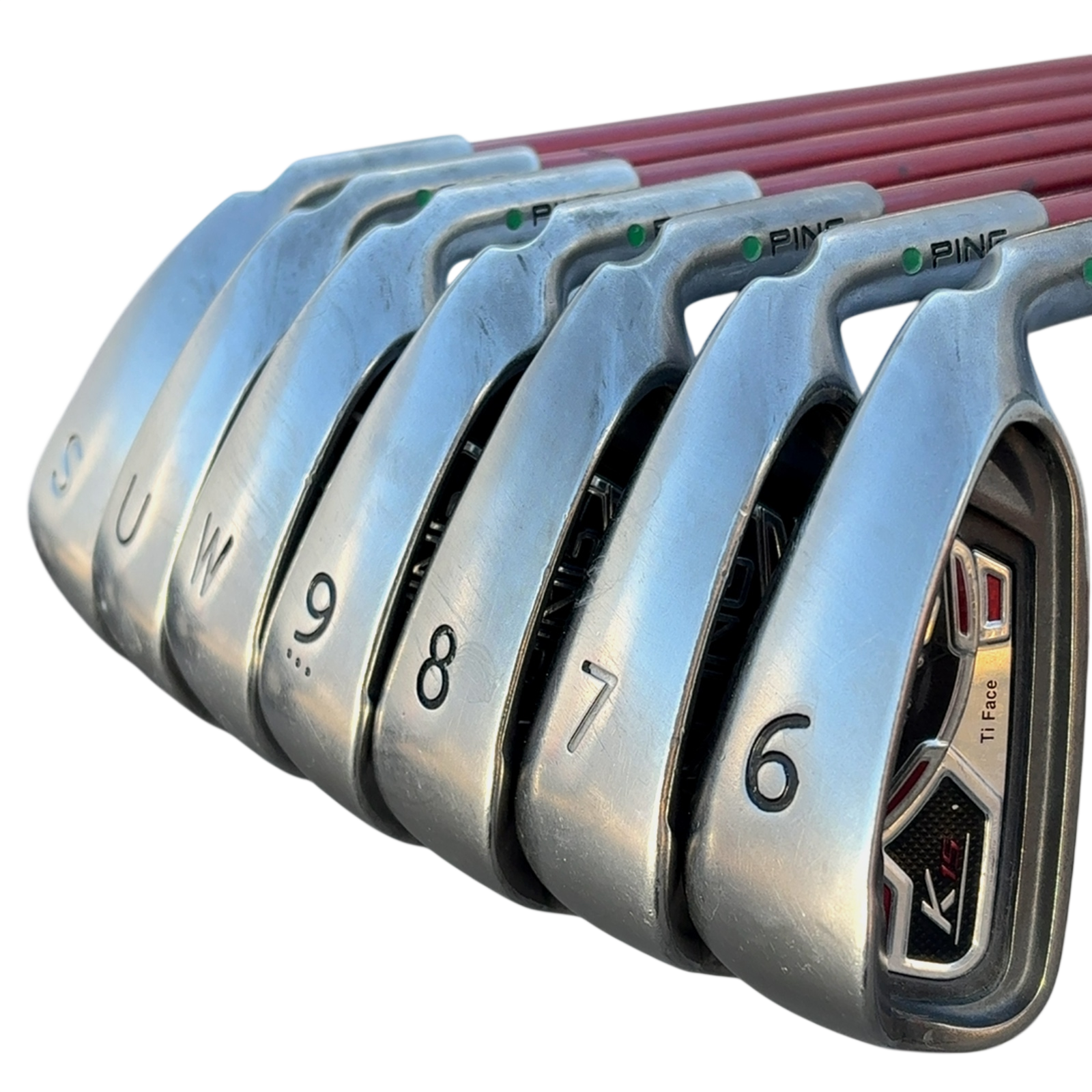 PING K15 Iron Set / 6-PW+GW+SW / Flex A-flex / Graphite