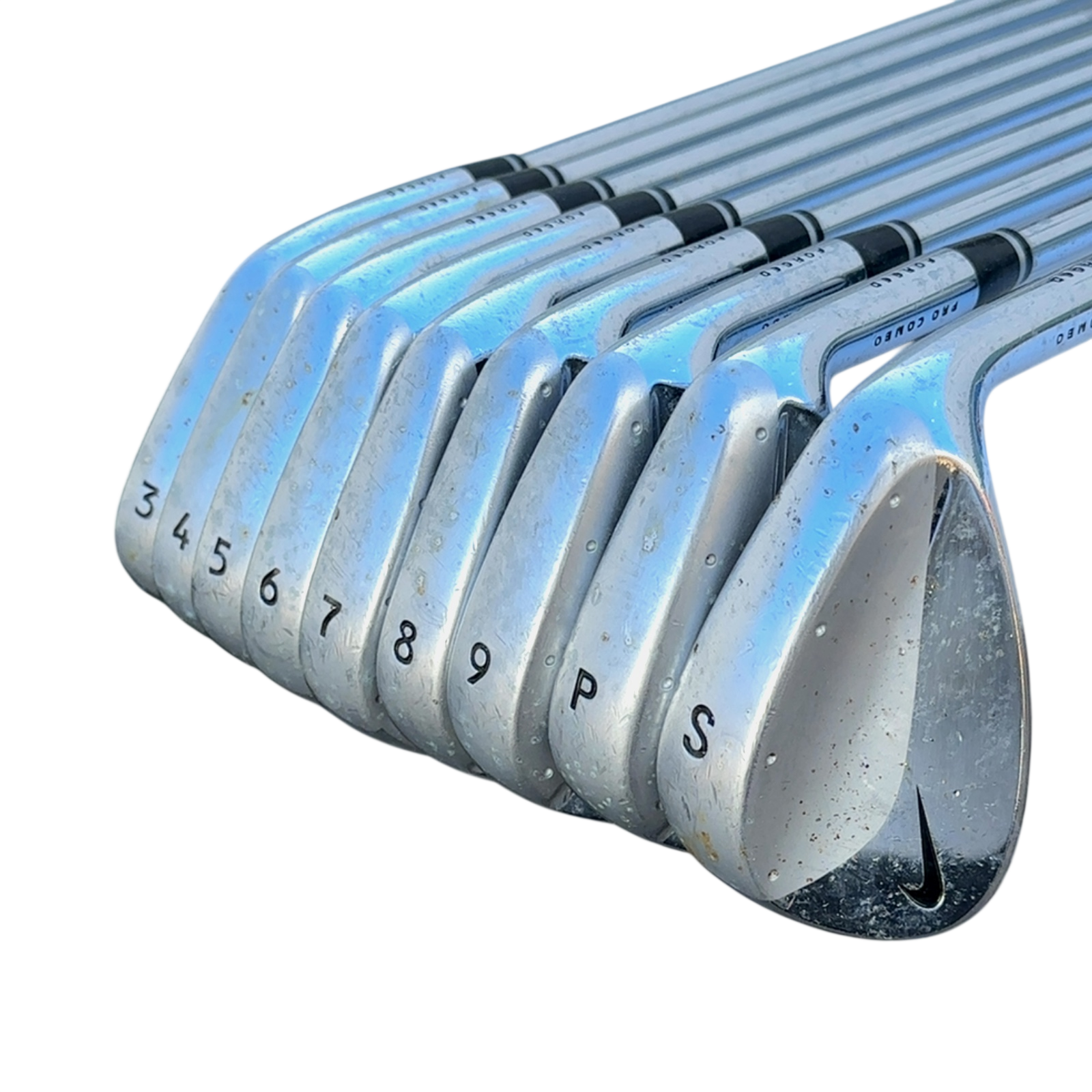 Nike VR Forged Pro Combo Juego de hierros / 3-PW+SW / Flex Stiff / Acero