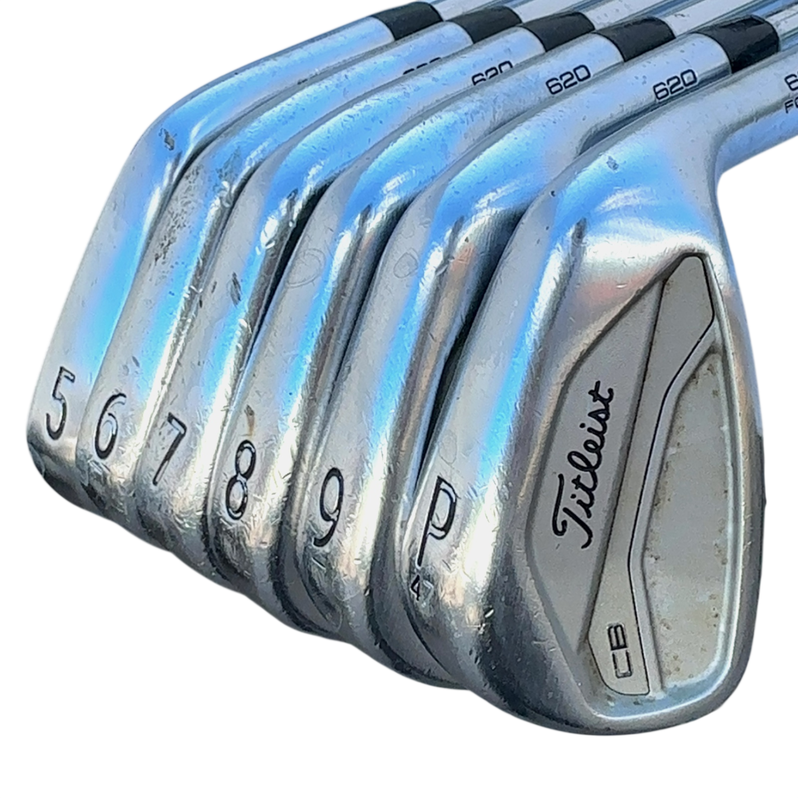 Titleist 620 CB Set di ferri / 5-PW / Flex X-Stiff / Acciaio