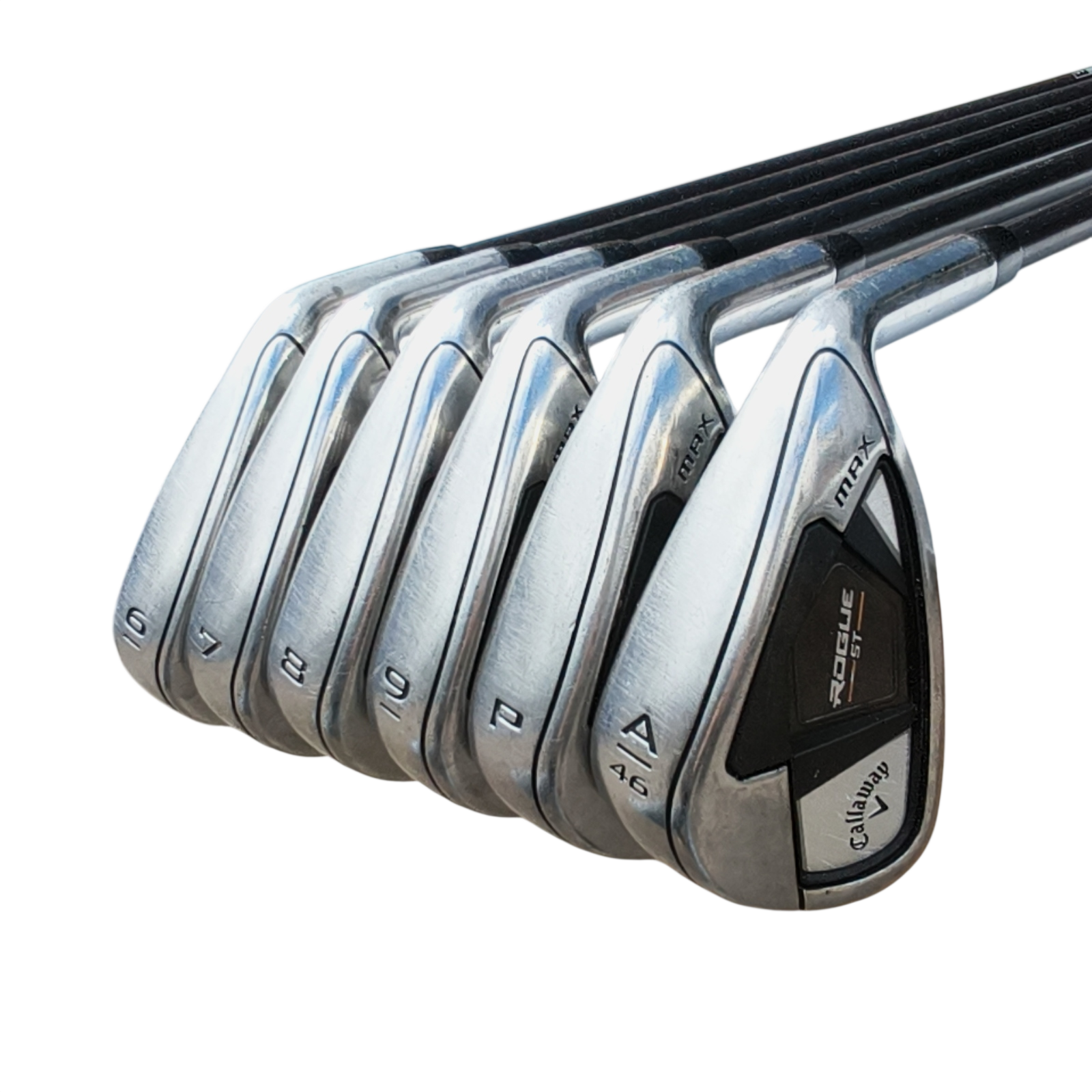Callaway Rogue ST Max Juego de hierros / 5-PW+GW / Flex Ladies / Grafito