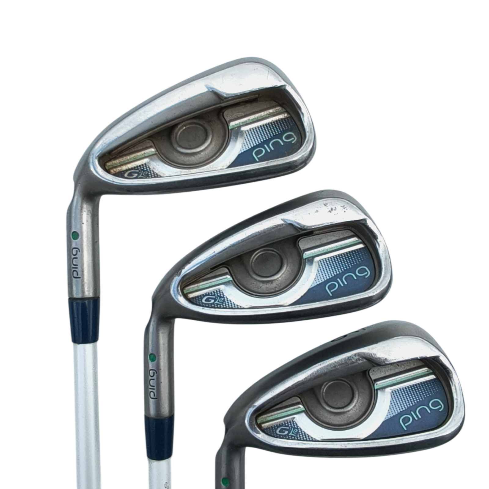Linkshand PING Ping Gle Eisenset / 7-PW+SW / Flex Ladies / Graphit