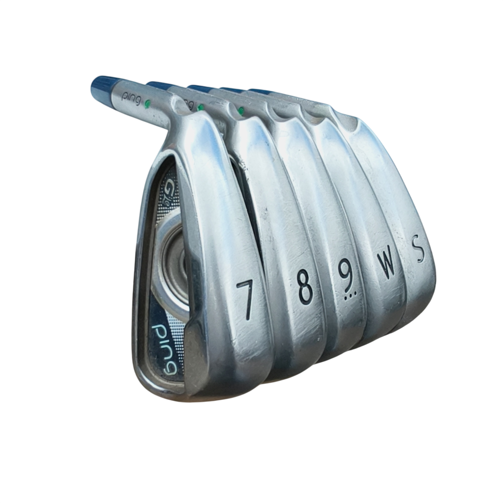 Linkshand PING Ping Gle Eisenset / 7-PW+SW / Flex Ladies / Graphit
