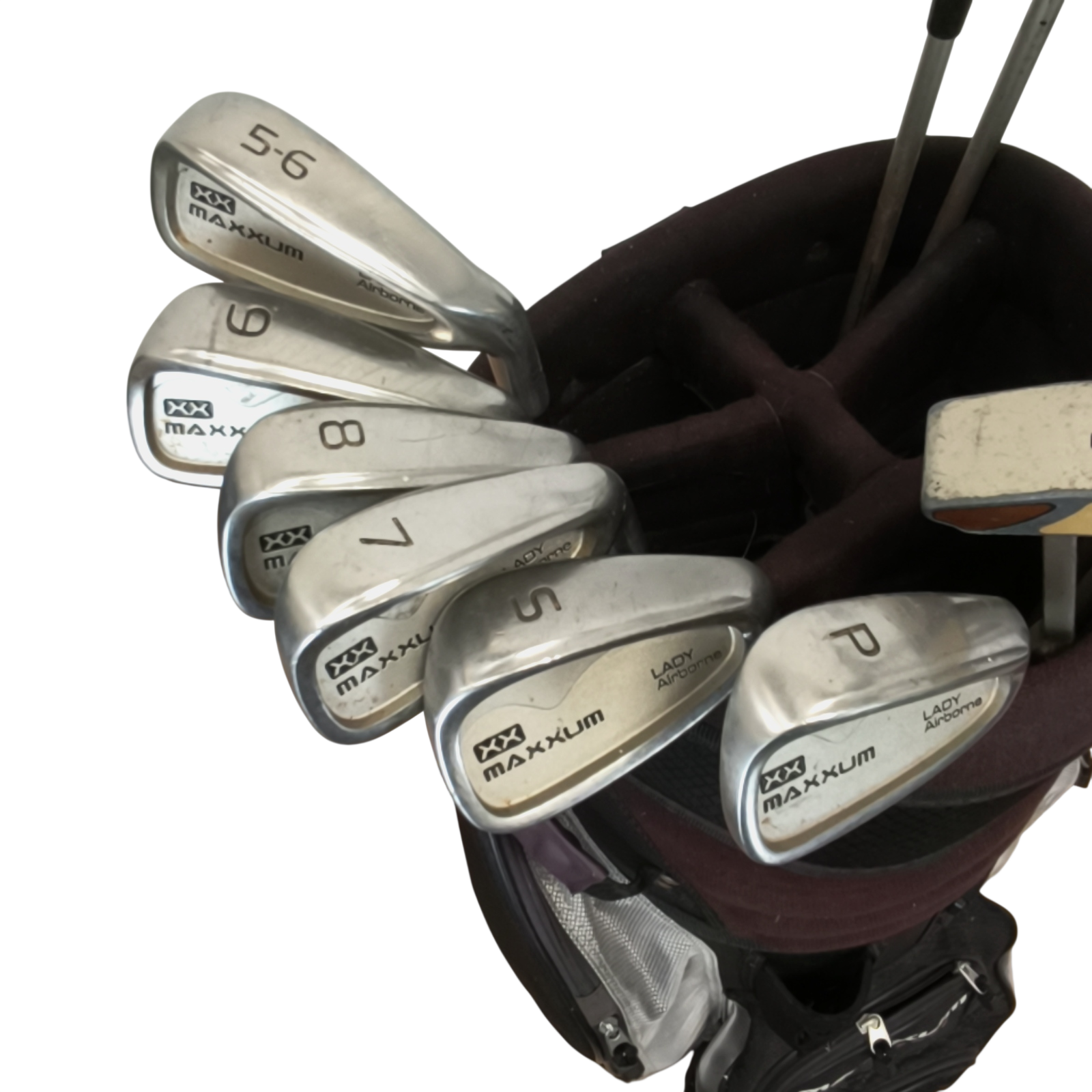 Maxxum Lady Airborne Komplet Sæt Med Bag / 6-PW+SW / Flex Ladies / Grafit