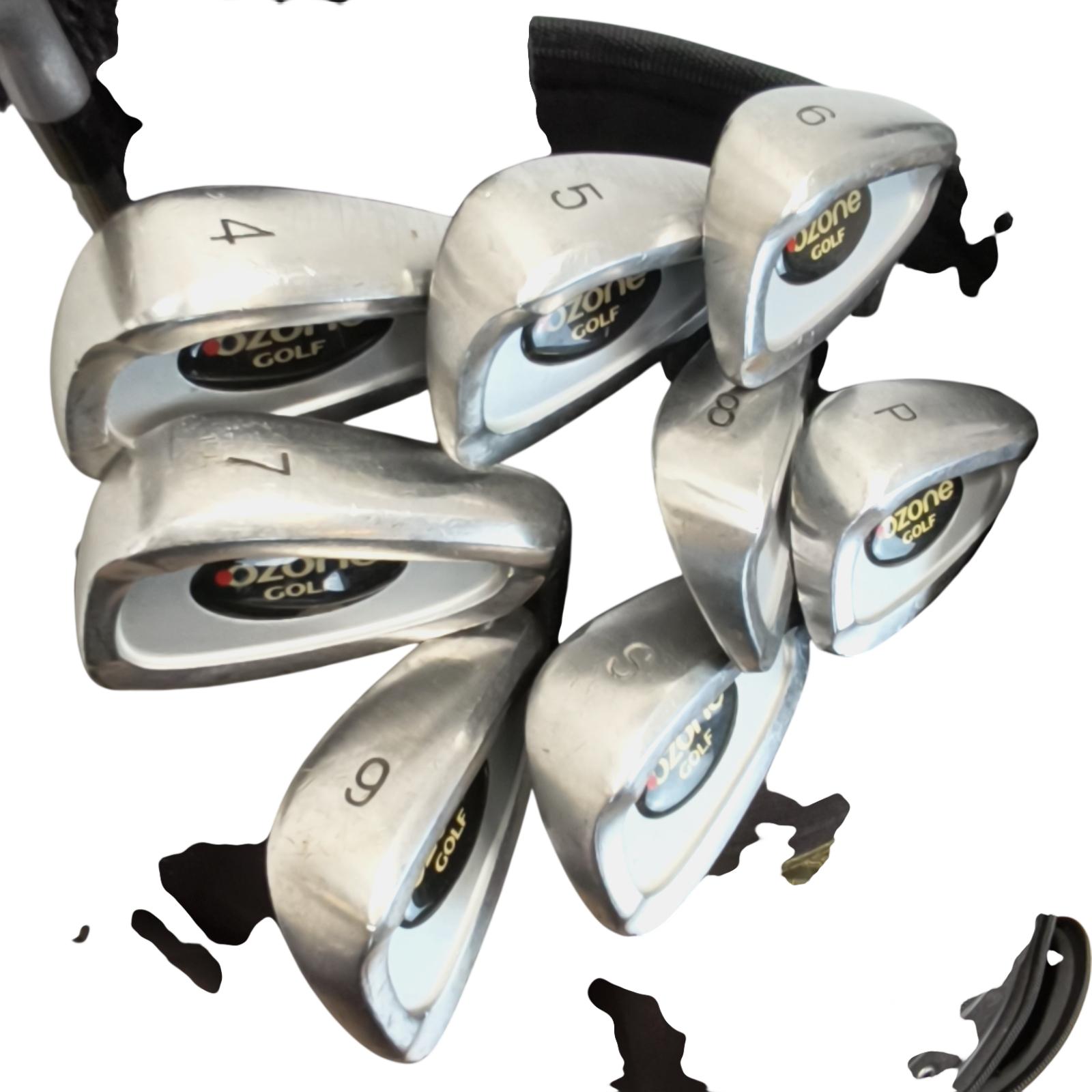 Ozone Shallow Face Komplet Sæt Med Bag / 4-PW+SW / Flex Ladies / Grafit