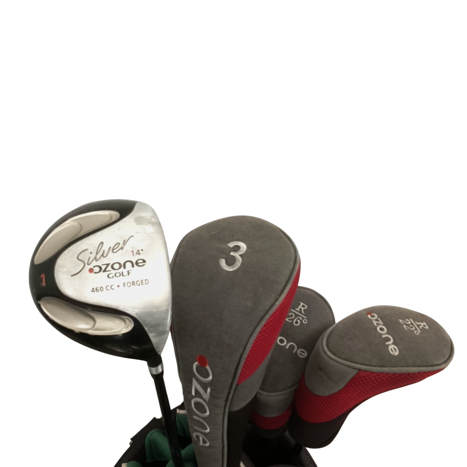 Ozone Silver  Komplet Sæt Uden Bag / 5-PW+SW / Flex Regular / Stål