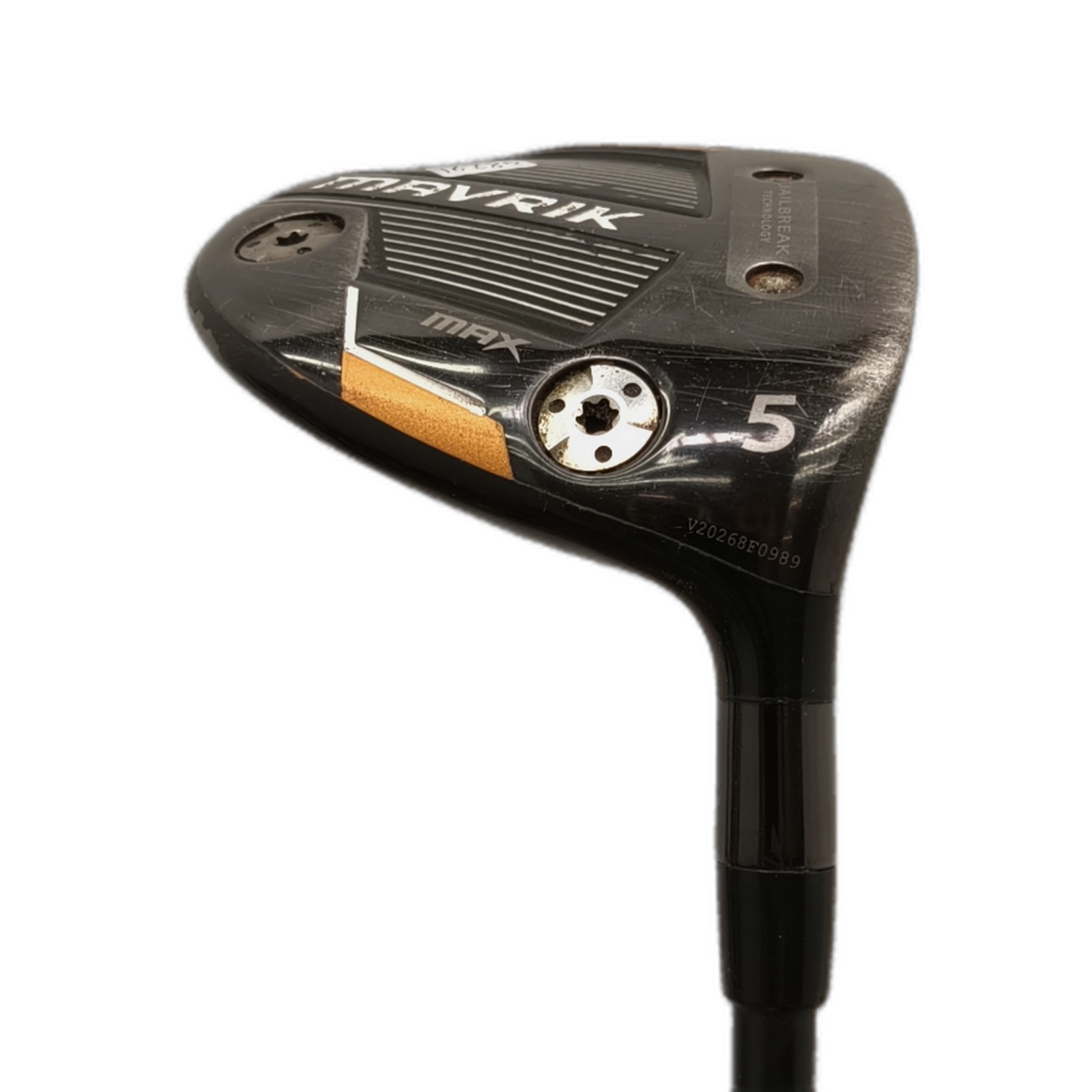 Callaway Mavrik Max Fairway Wood / Flex A-flex / #5/18 [model:silueta] [bg:handrolled]