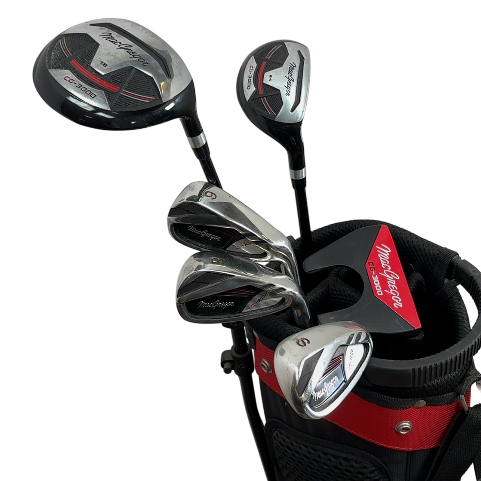 MacGregor CG-3000 Komplet Sæt Med Bag / 6+8+SW / Flex Regular / Stål