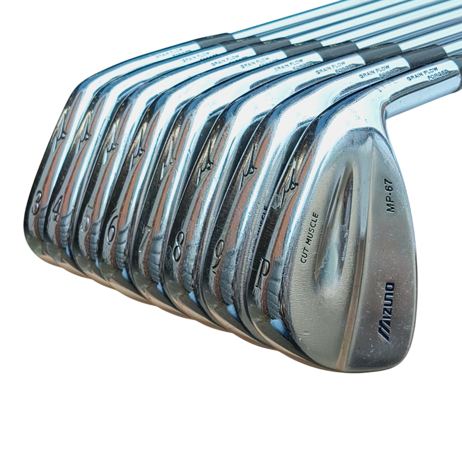Mizuno Mp-67 Jernsæt / 3-PW / Flex Stiff / Stål