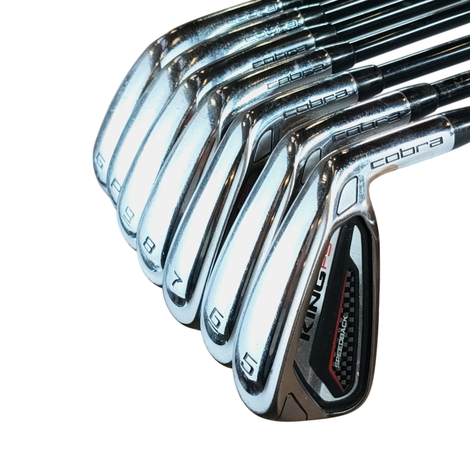 Cobra King F9 Jernsæt / 5-PW+GW / Flex Regular / Grafit