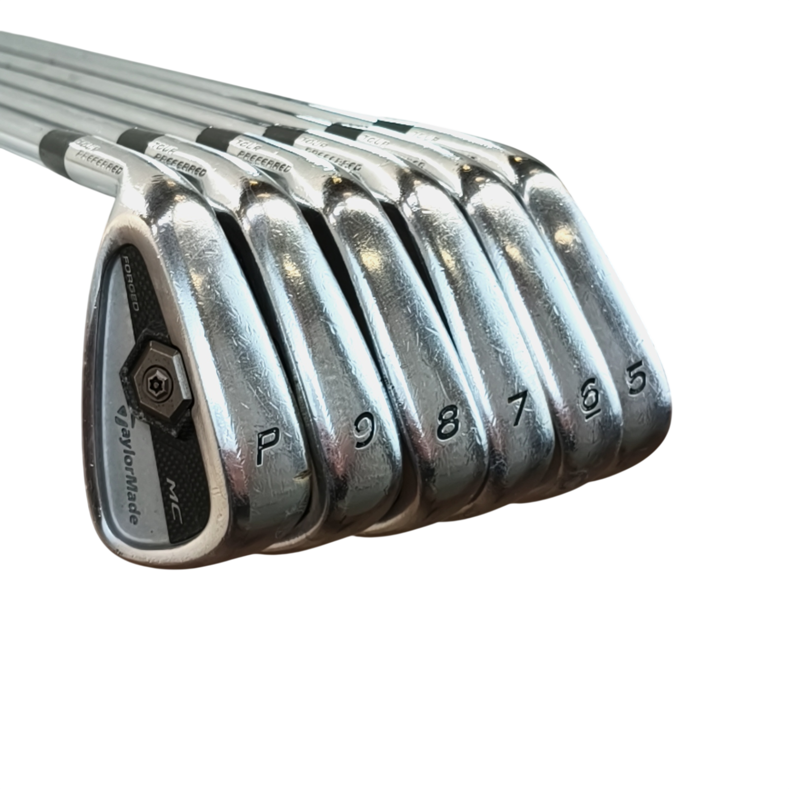 Venstre TaylorMade MC Forged Jernsæt / 5-PW / Flex Regular / Stål