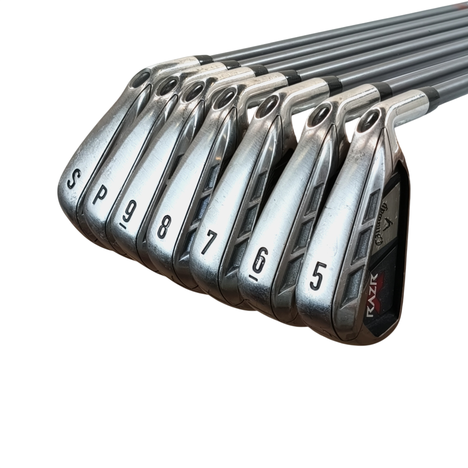 Callaway RAZR Série de fers / 5-PW+SW / Flex Ladies / Graphite