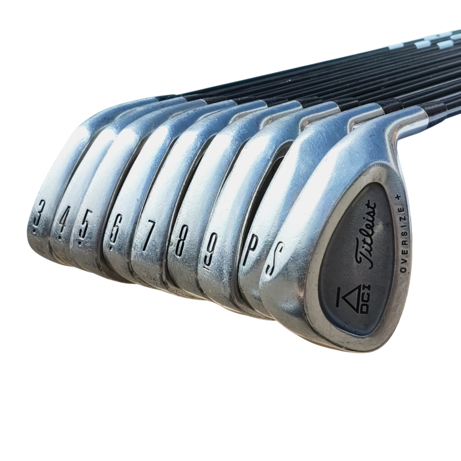 Titleist DCI Oversize+ IJzerset / 3-PW+SW / Flex Regular / Grafiet