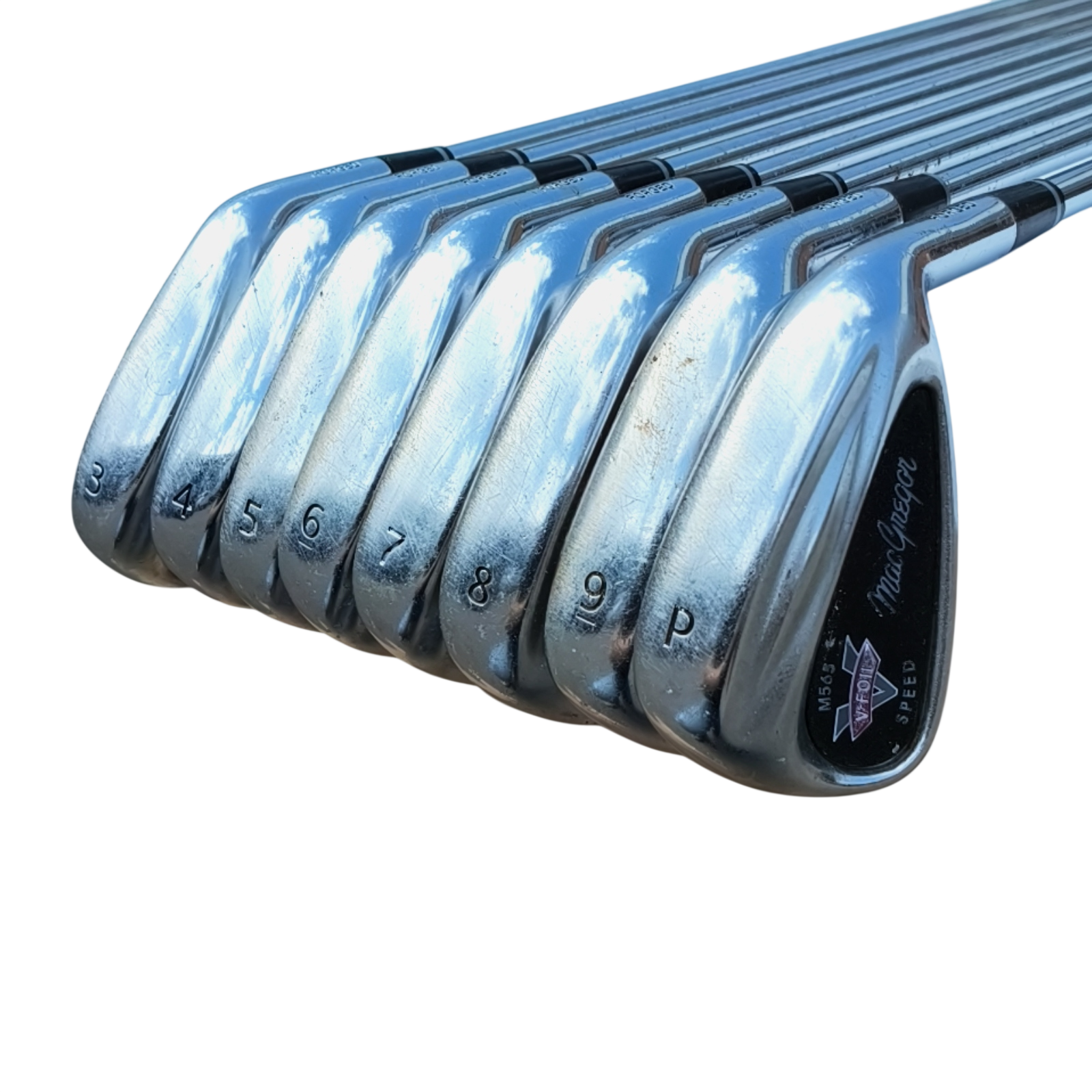 MacGregor V-foil Jernsæt / 3-PW / Flex Regular / Stål