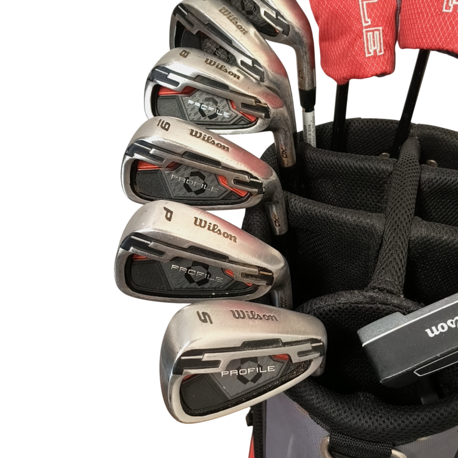 Wilson Profile Komplet Sæt Med Bag / 6-PW+SW / Flex Regular / Stål