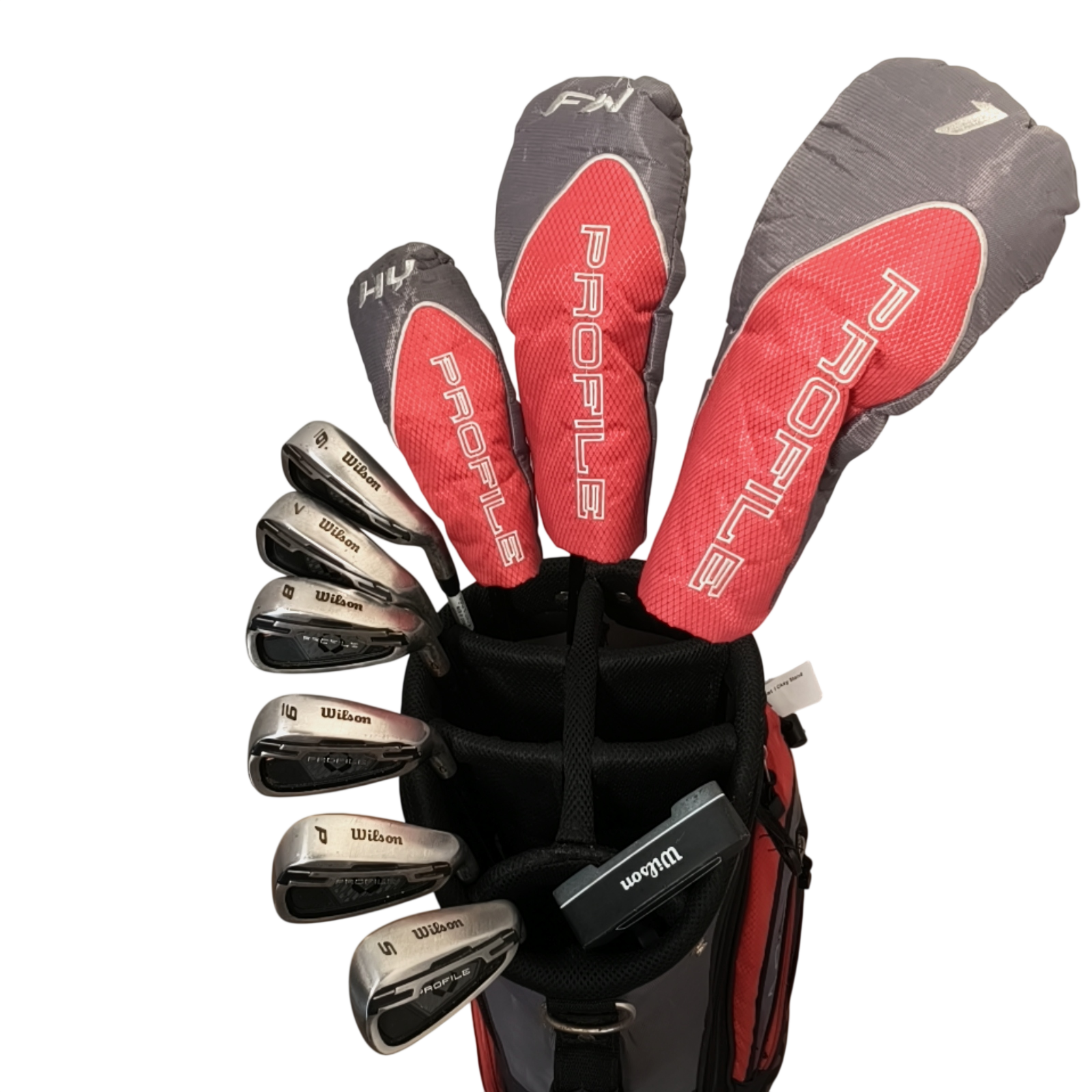 Wilson Profile Komplet Sæt Med Bag / 6-PW+SW / Flex Regular / Stål