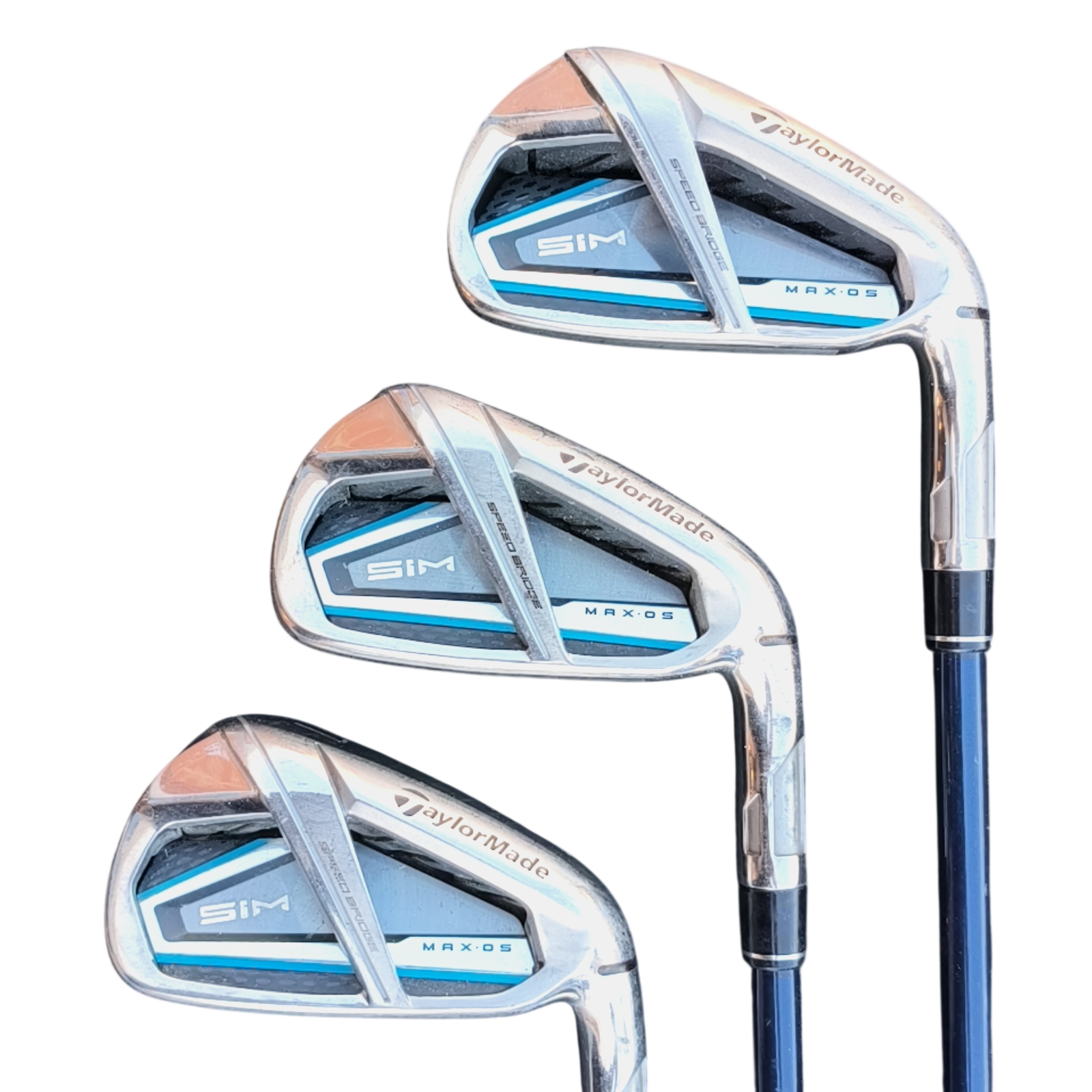 TaylorMade Sim Max OS Jernsæt / 5-9i+SW / Flex A-flex / Grafit