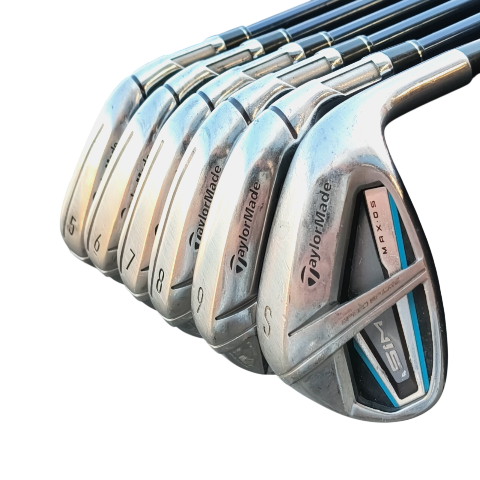TaylorMade Sim Max OS Jernsæt / 5-9i+SW / Flex A-flex / Grafit