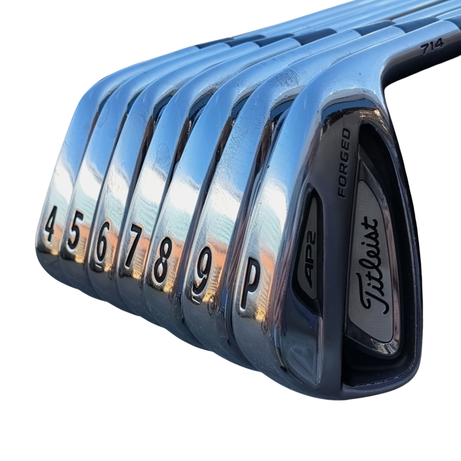 Titleist AP2 714 Forged Iron set / 4-PW / Flex Stiff / Steel