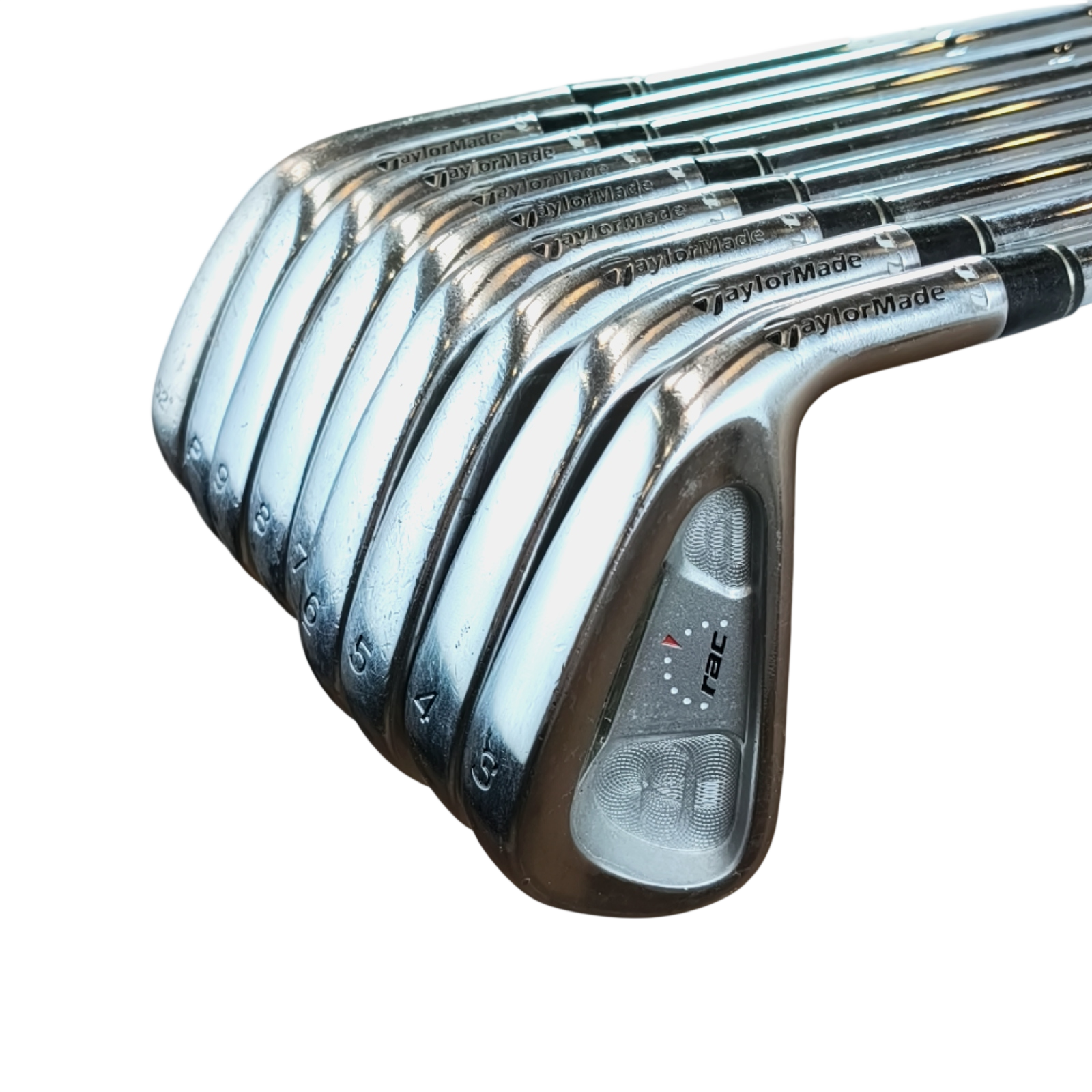TaylorMade RAC Jernsæt / 3-PW+GW / Flex Stiff / Stål