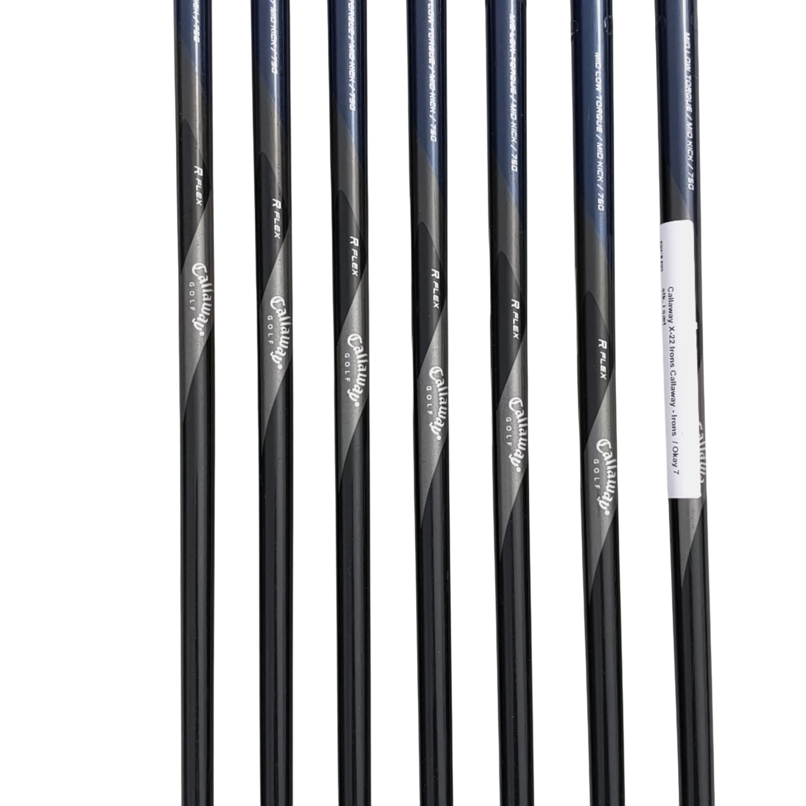 Callaway X22 Jernsæt / 5-PW+SW / Flex Regular / Grafit