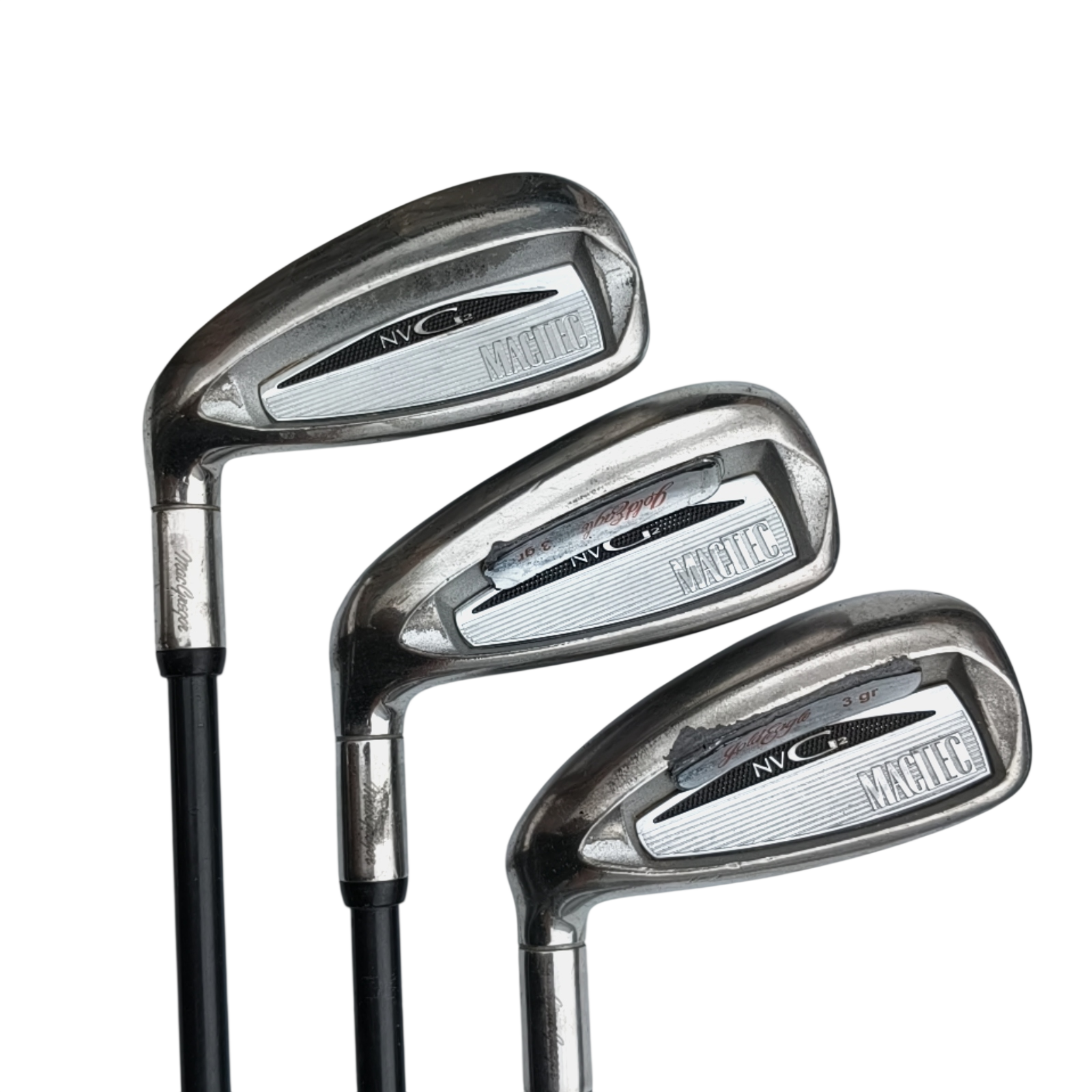 Venstre MacTec NVG2 Jernsæt / 5-PW+SW / Flex Regular / Grafit