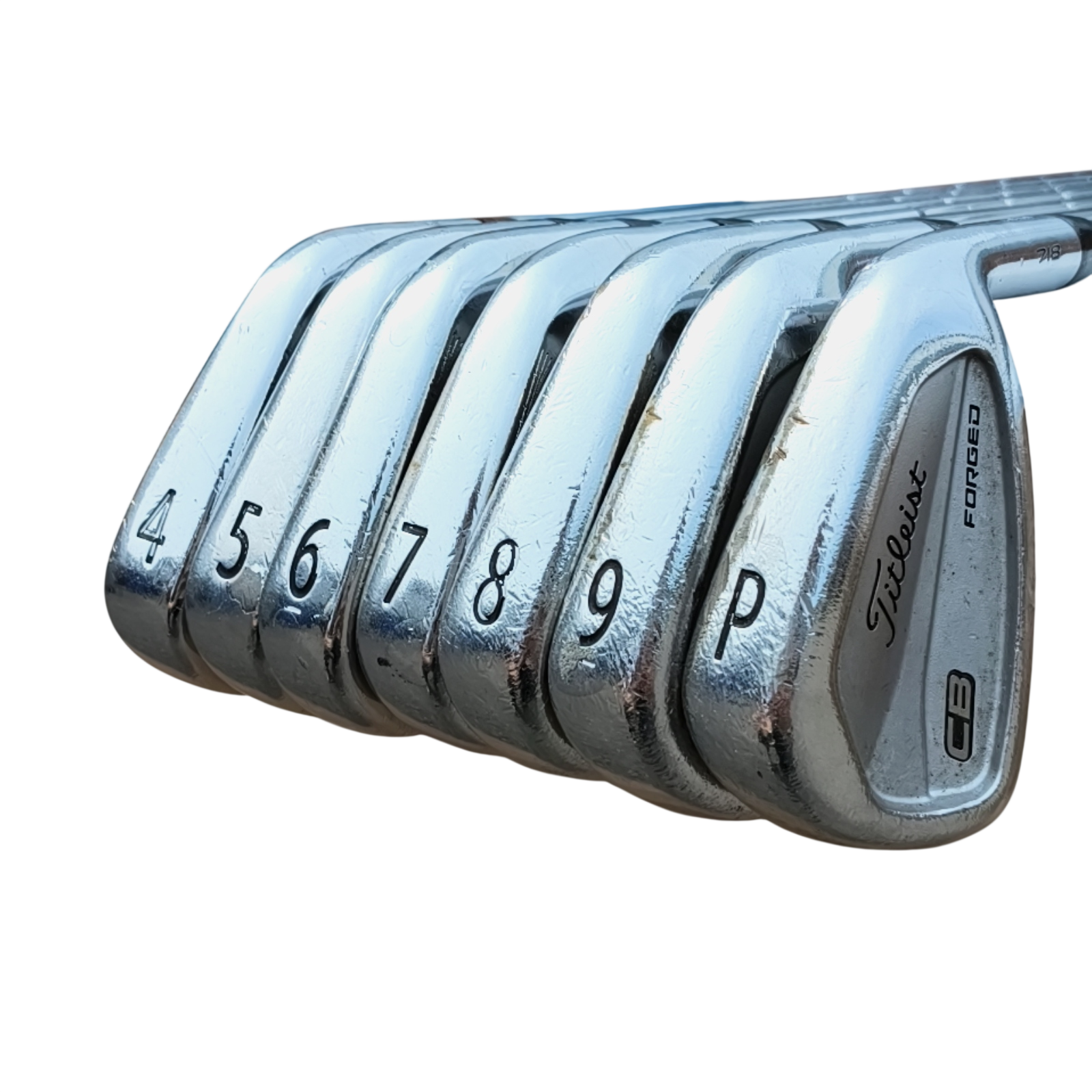 Titleist CB Forged 718 Jernsæt / 4-PW / Flex X-Stiff / Stål