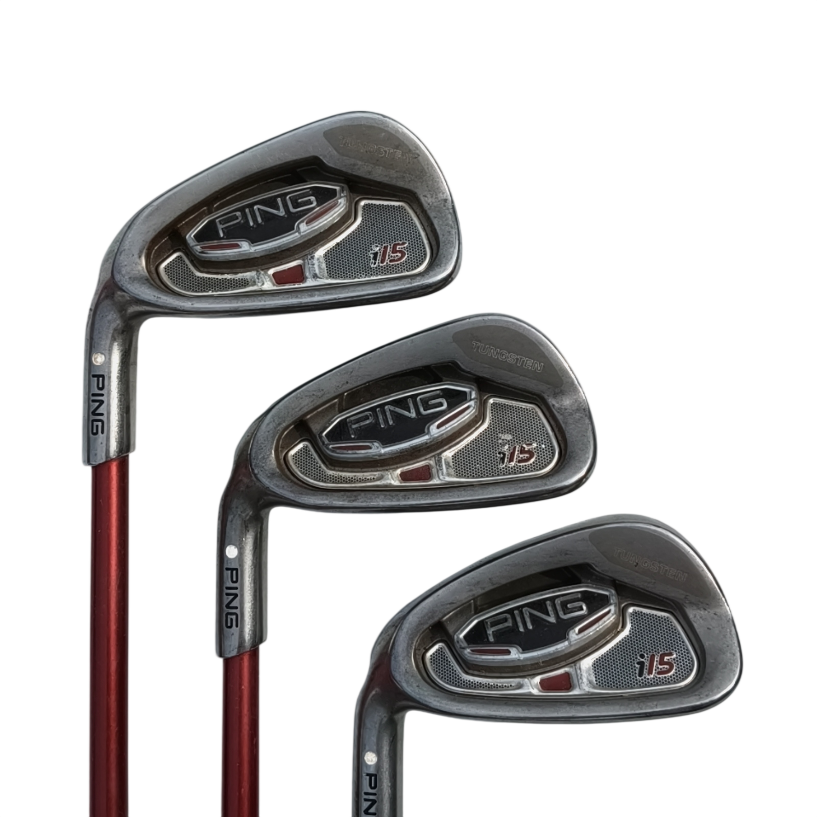 Venstre PING I15 Jernsæt / 5-PW / Flex Regular / Grafit