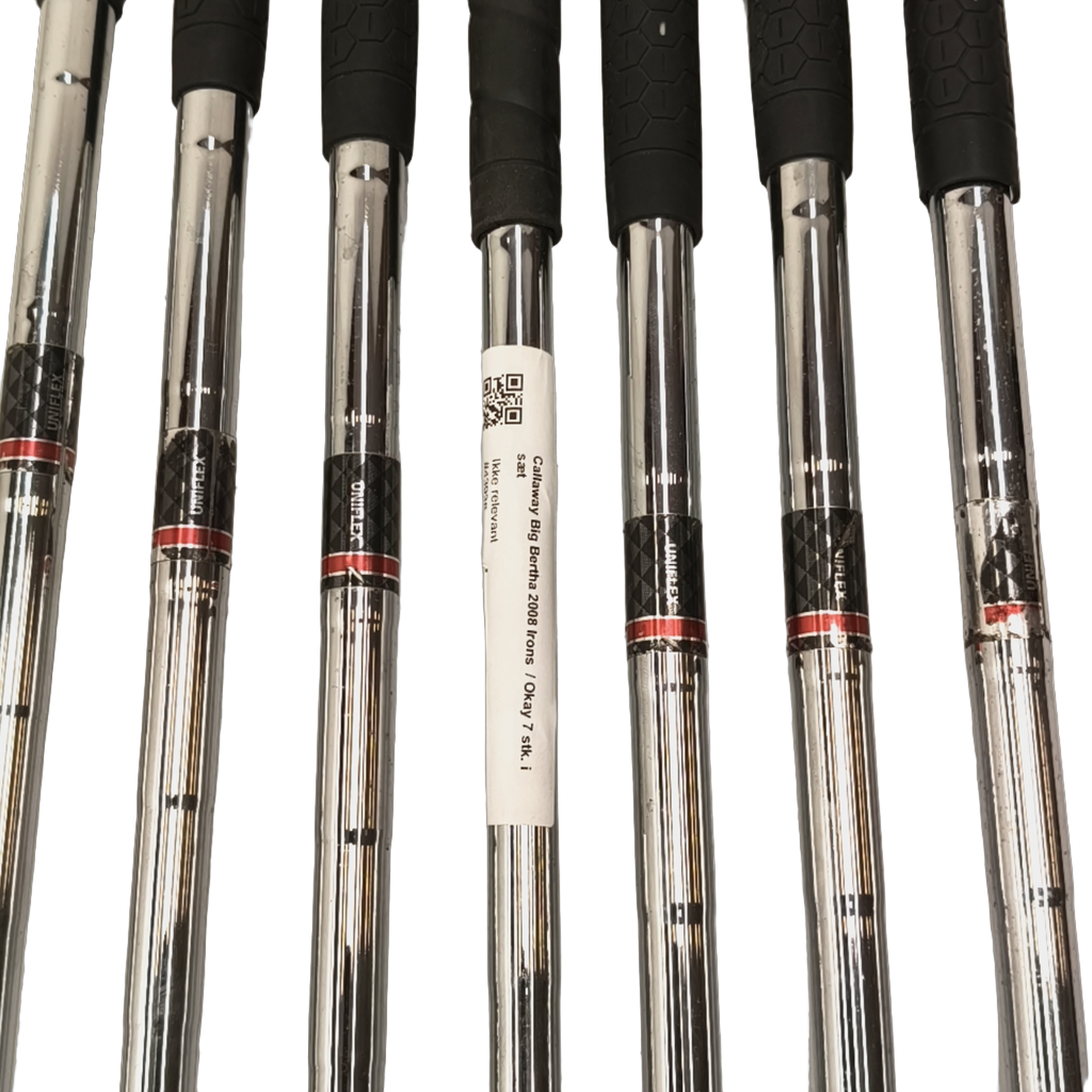 Callaway Big Bertha Jernsæt / 4-PW / Flex Uniflex / Stål [model:birefnet-general] [bg:handrolled]